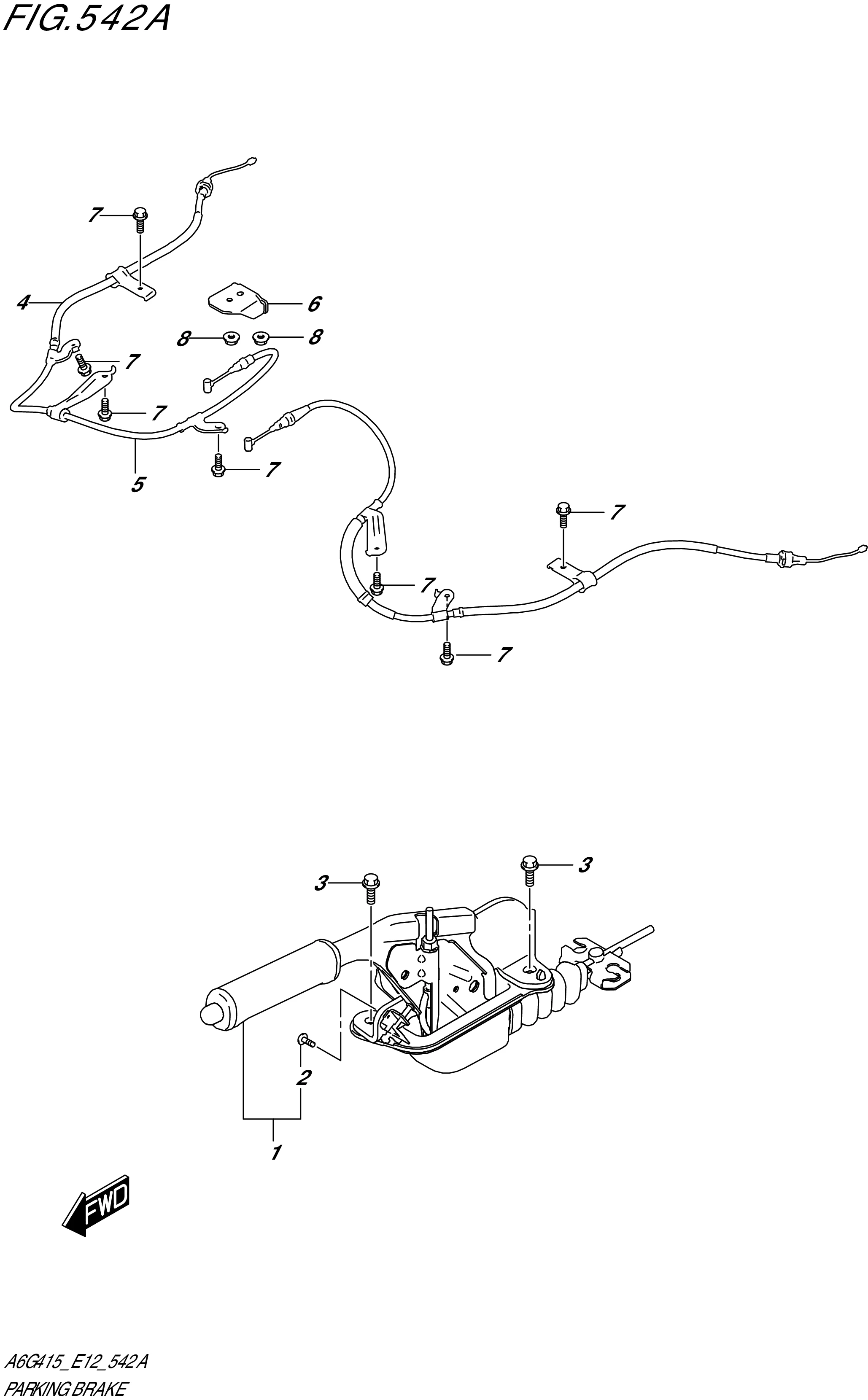 FIG. 542A- PARKING BRAKE