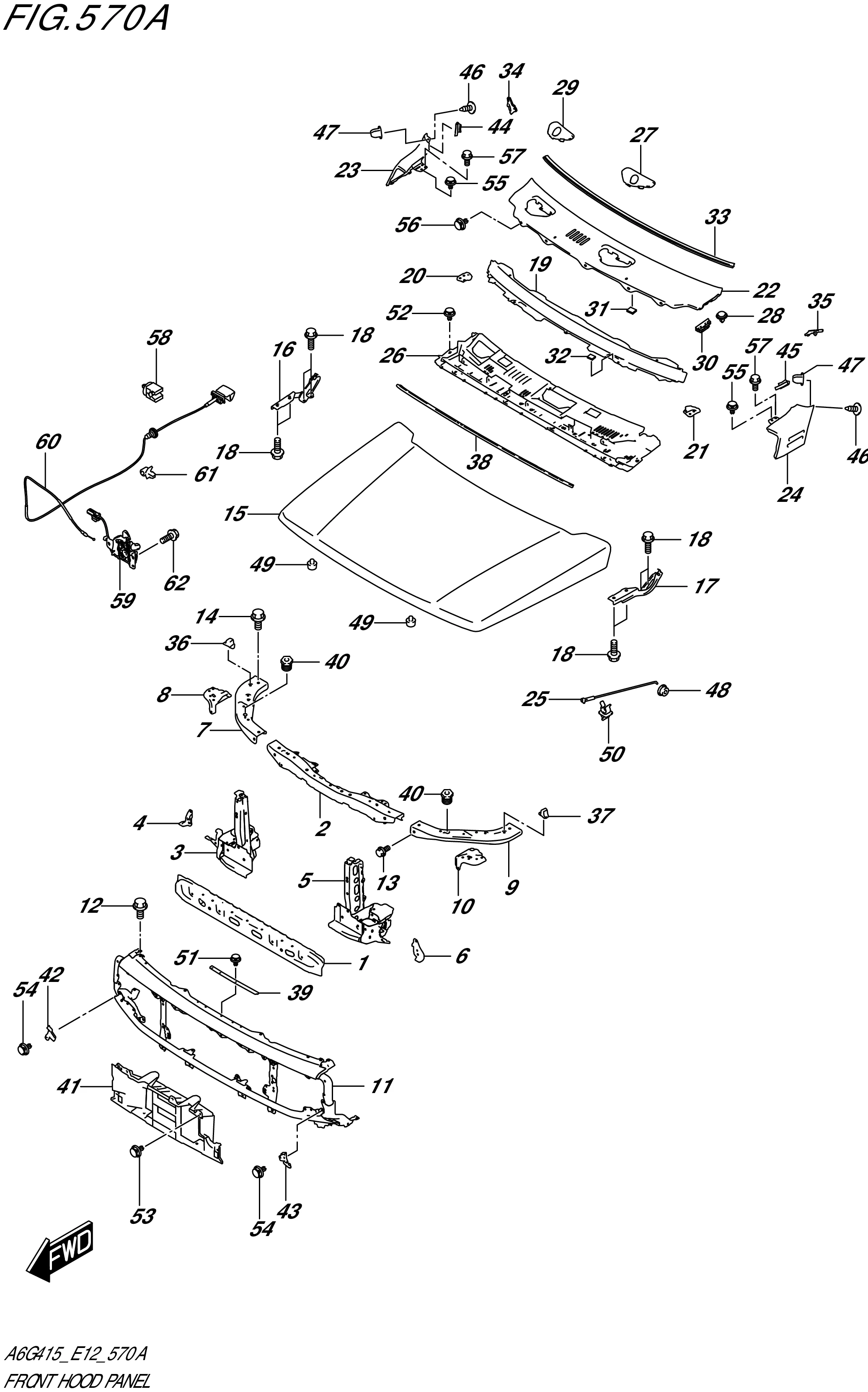 FIG. 570A- FRONT HOOD PANEL