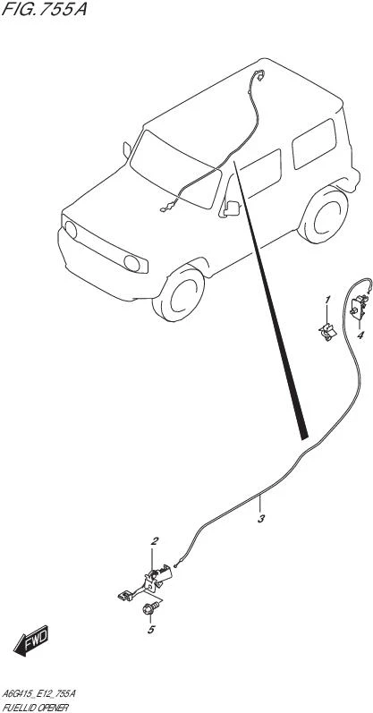 FIG.755A-FUEL LID OPENER