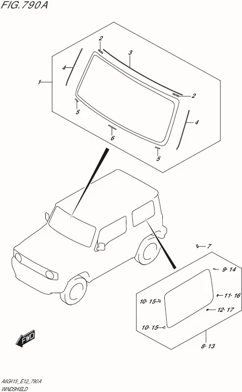 FIG.790A-WINDSHIELD