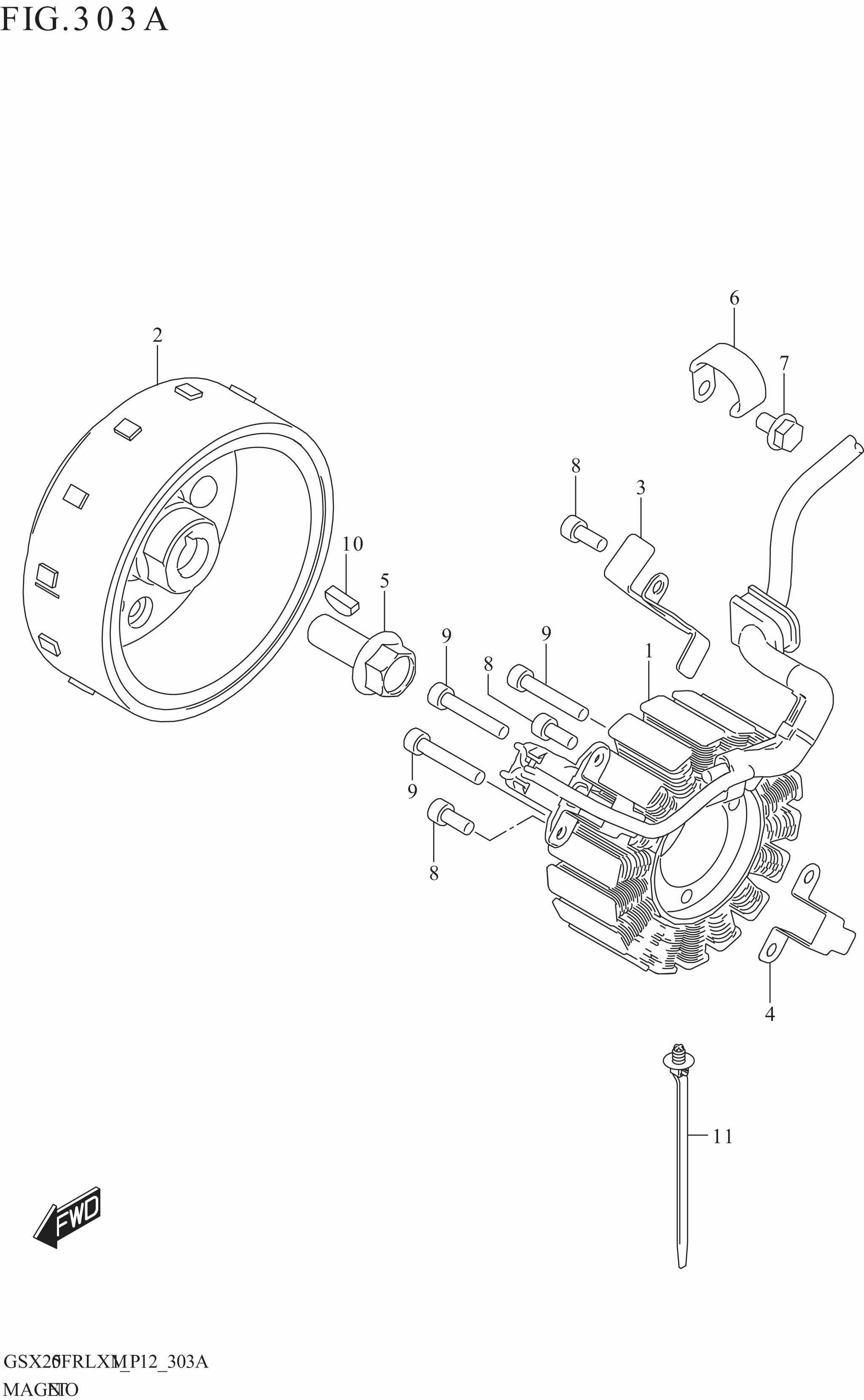 magneto suzuki gs 500