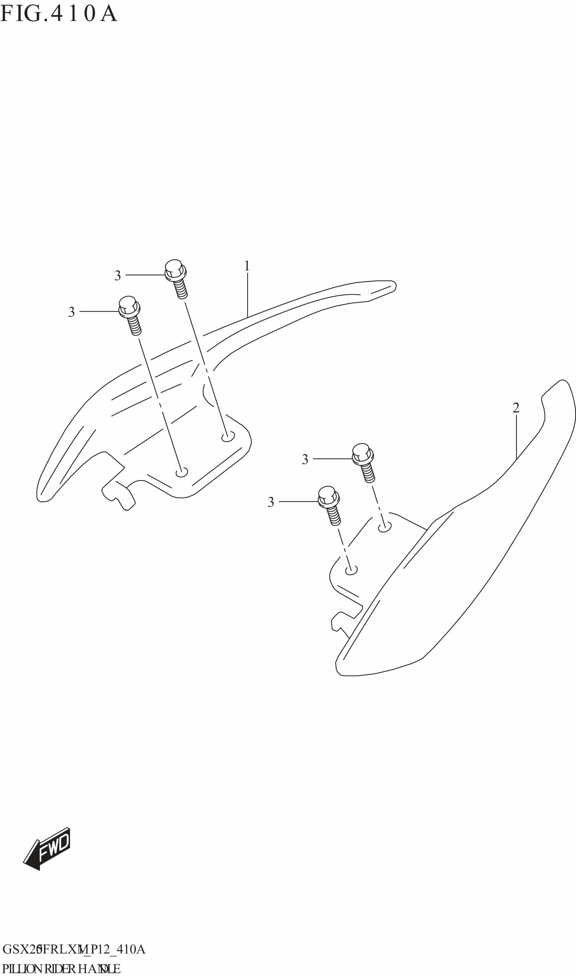 PILLION RIDER HANDLE