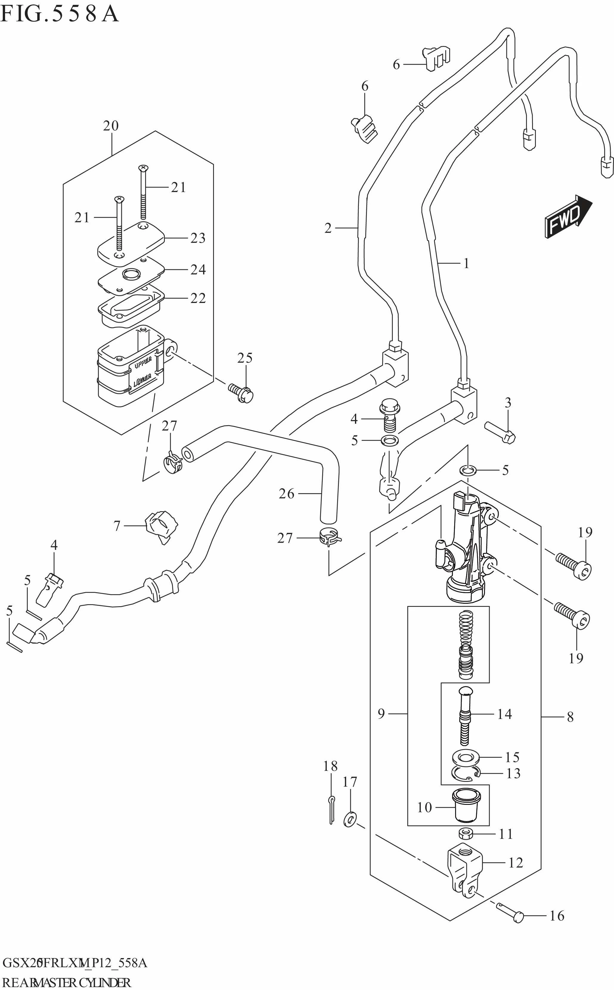 REAR MASTER CYLINDER