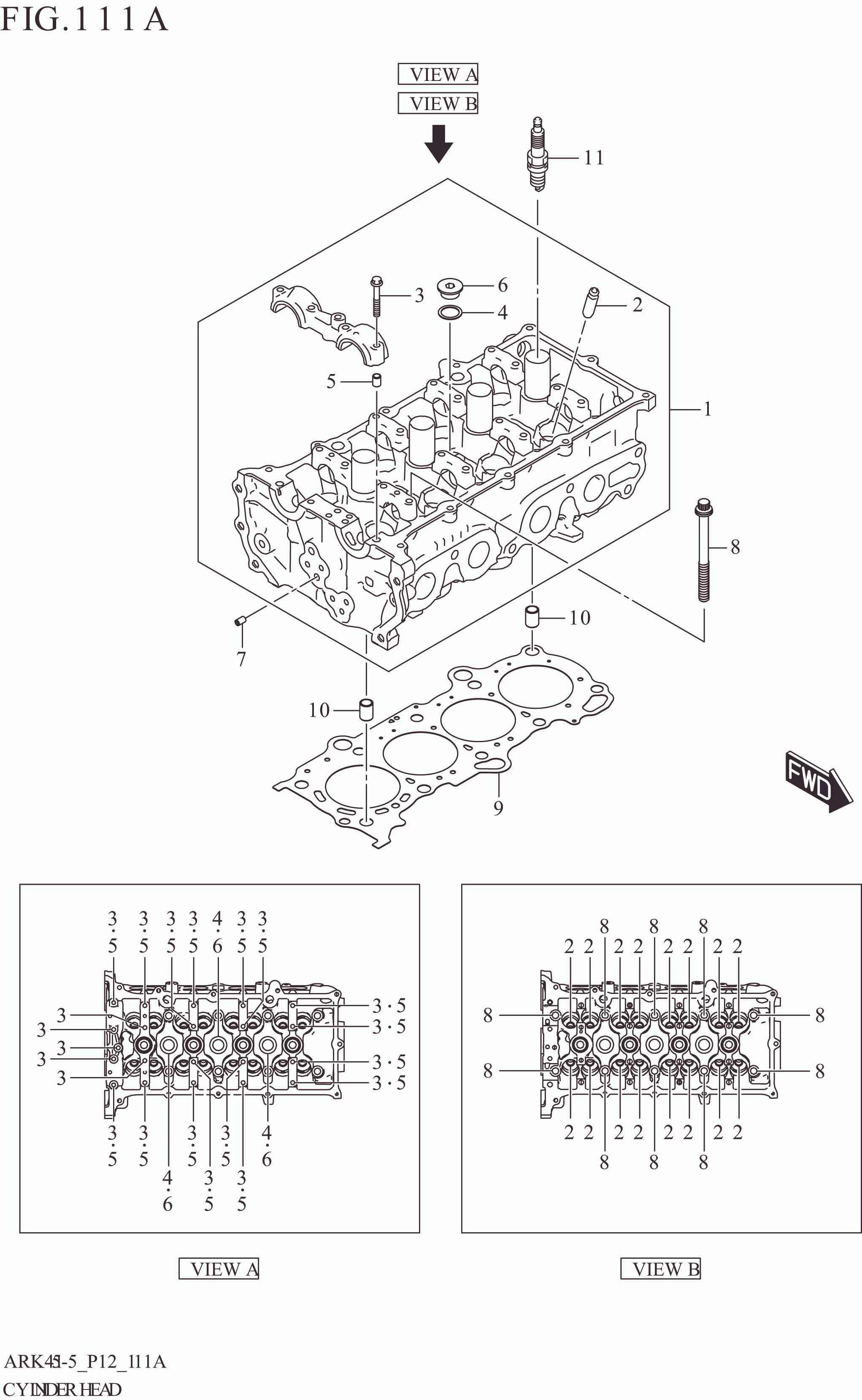 111A CYLINDER HEAD