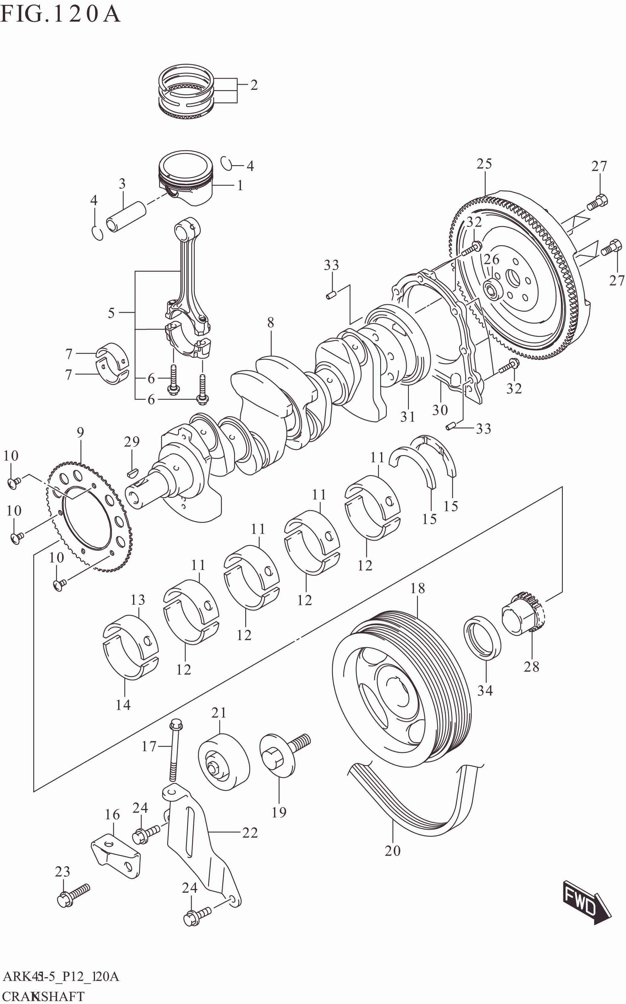 120A CRANKSHAFT (N_EASS)