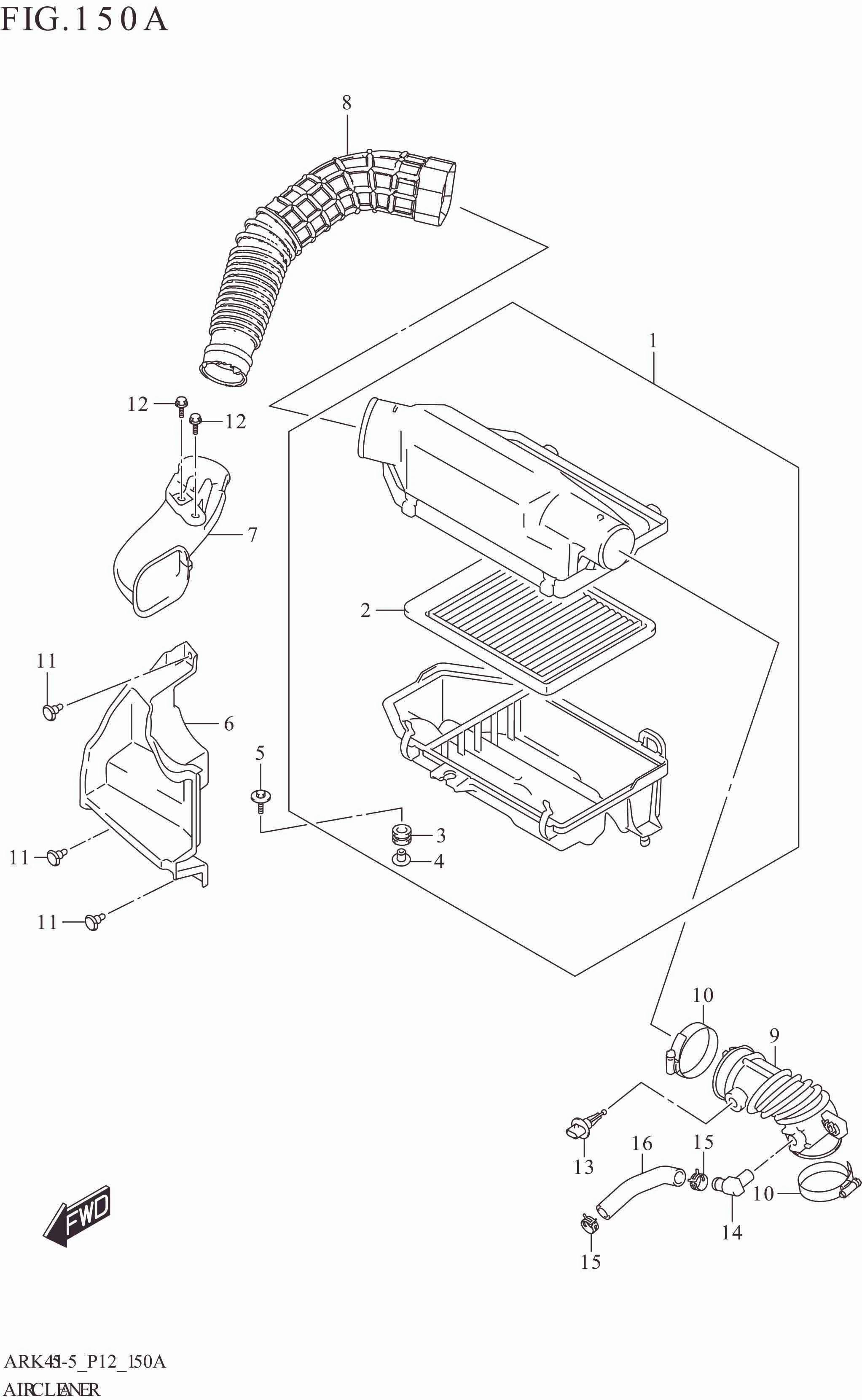 150A AIR CLEANER