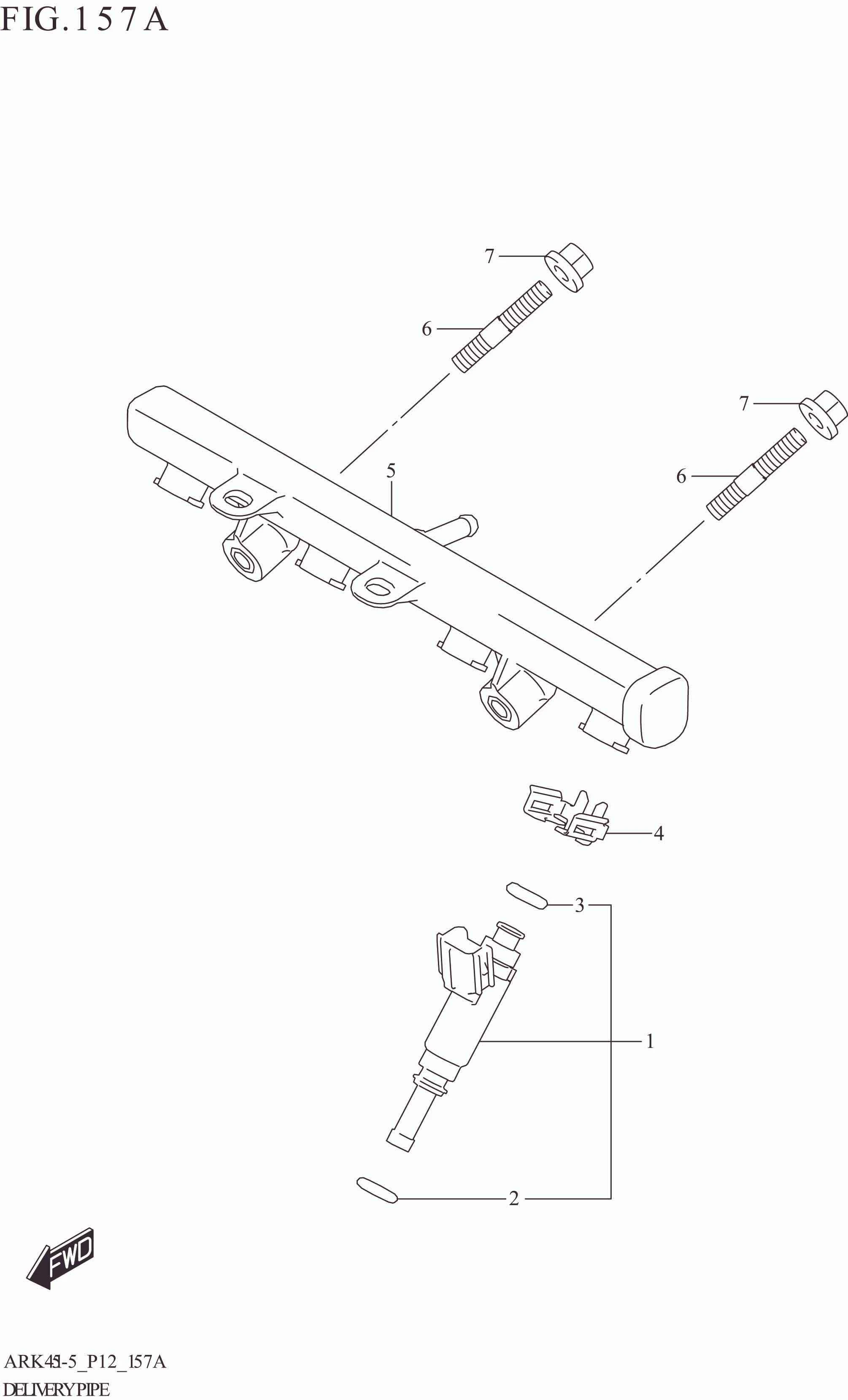 157A DELIVERY PIPE