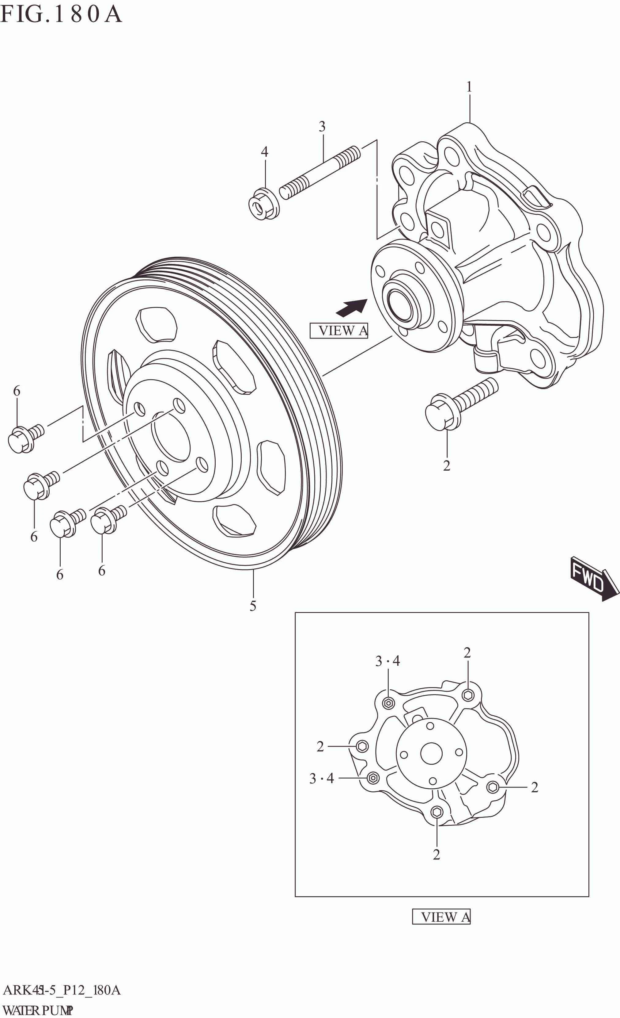 180A WATER PUMP (N_EASS)