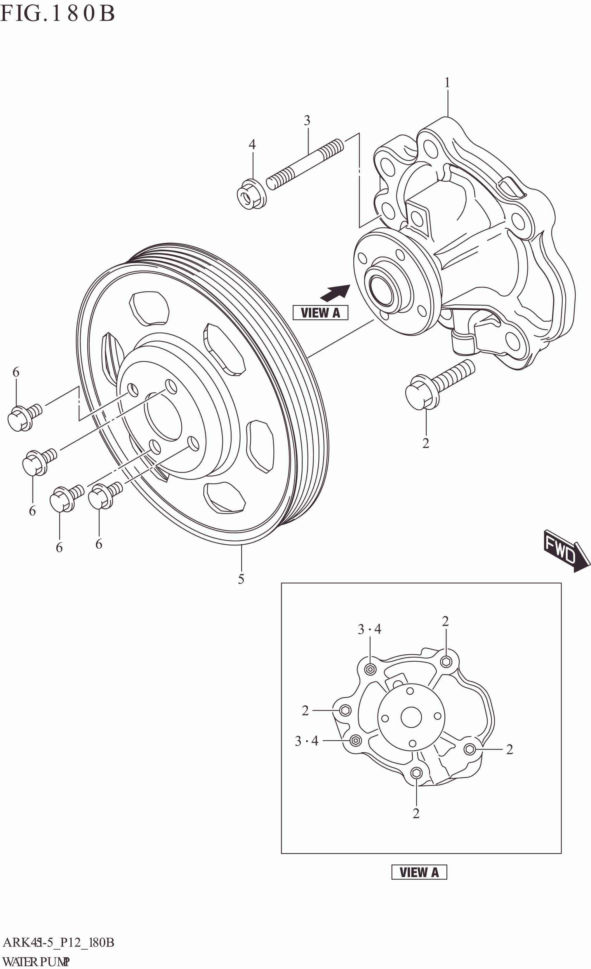 180B WATER PUMP (W_EASS)