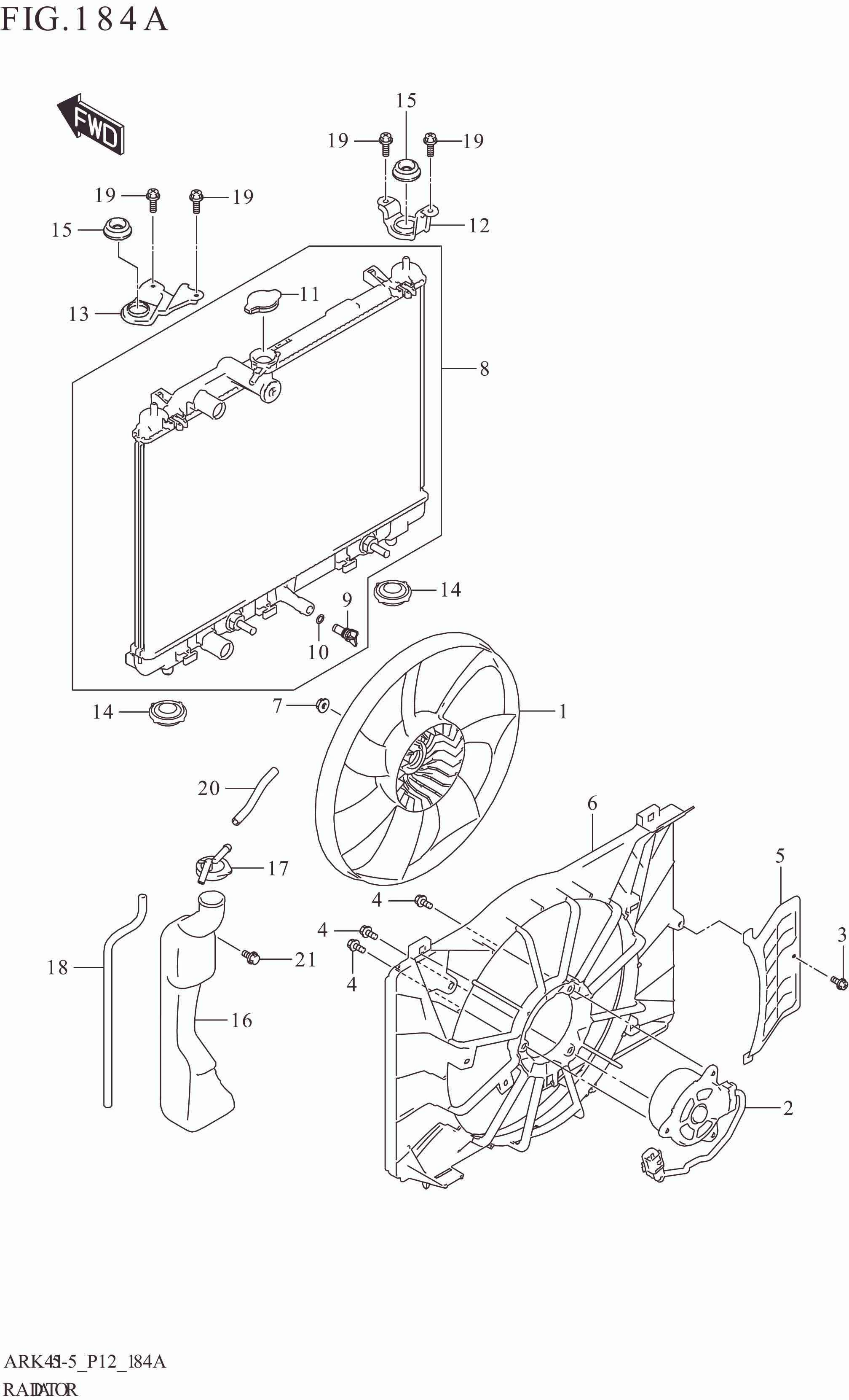 184A RADIATOR (5MT)