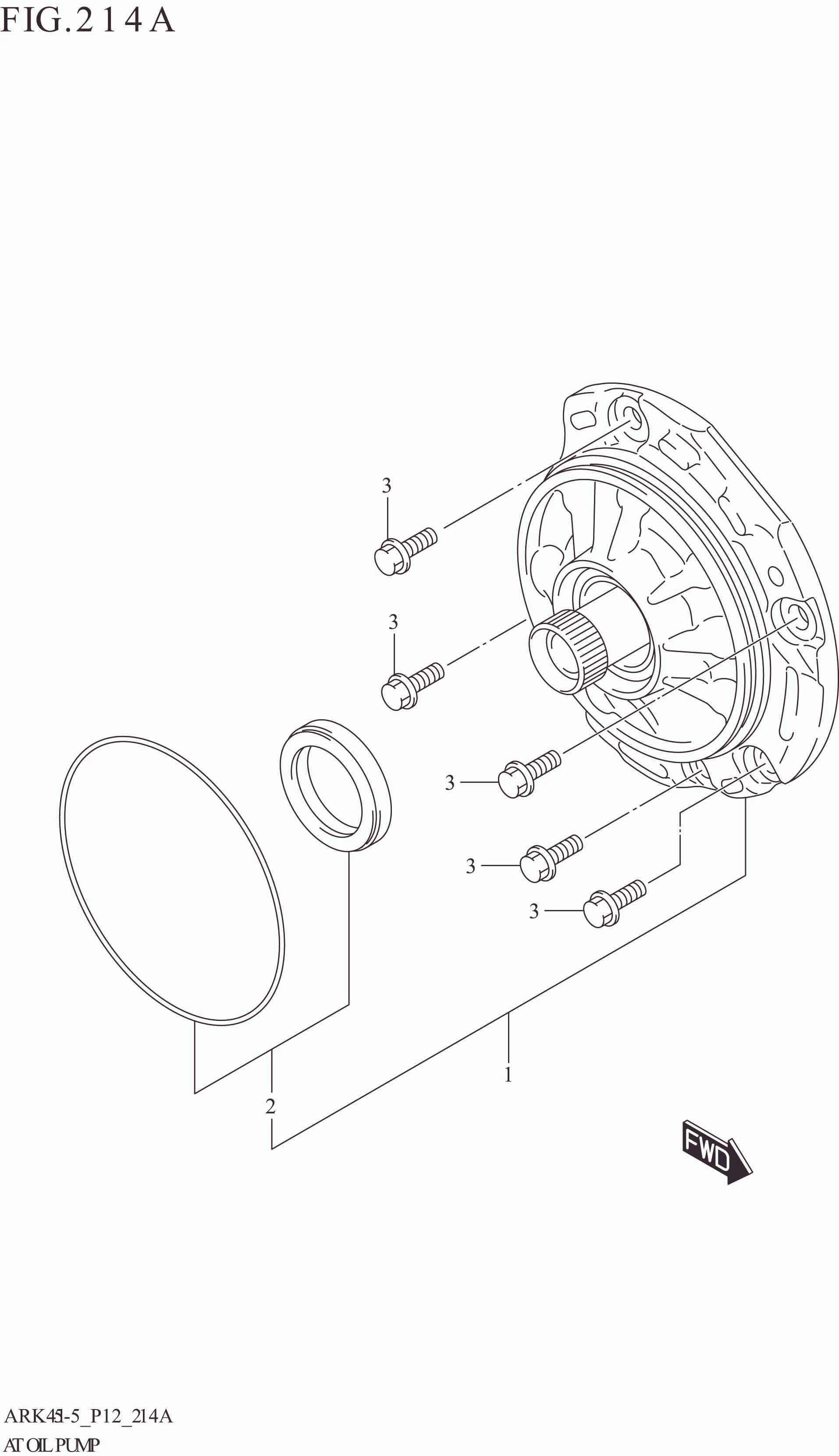 214A AT OIL PUMP (4AT)