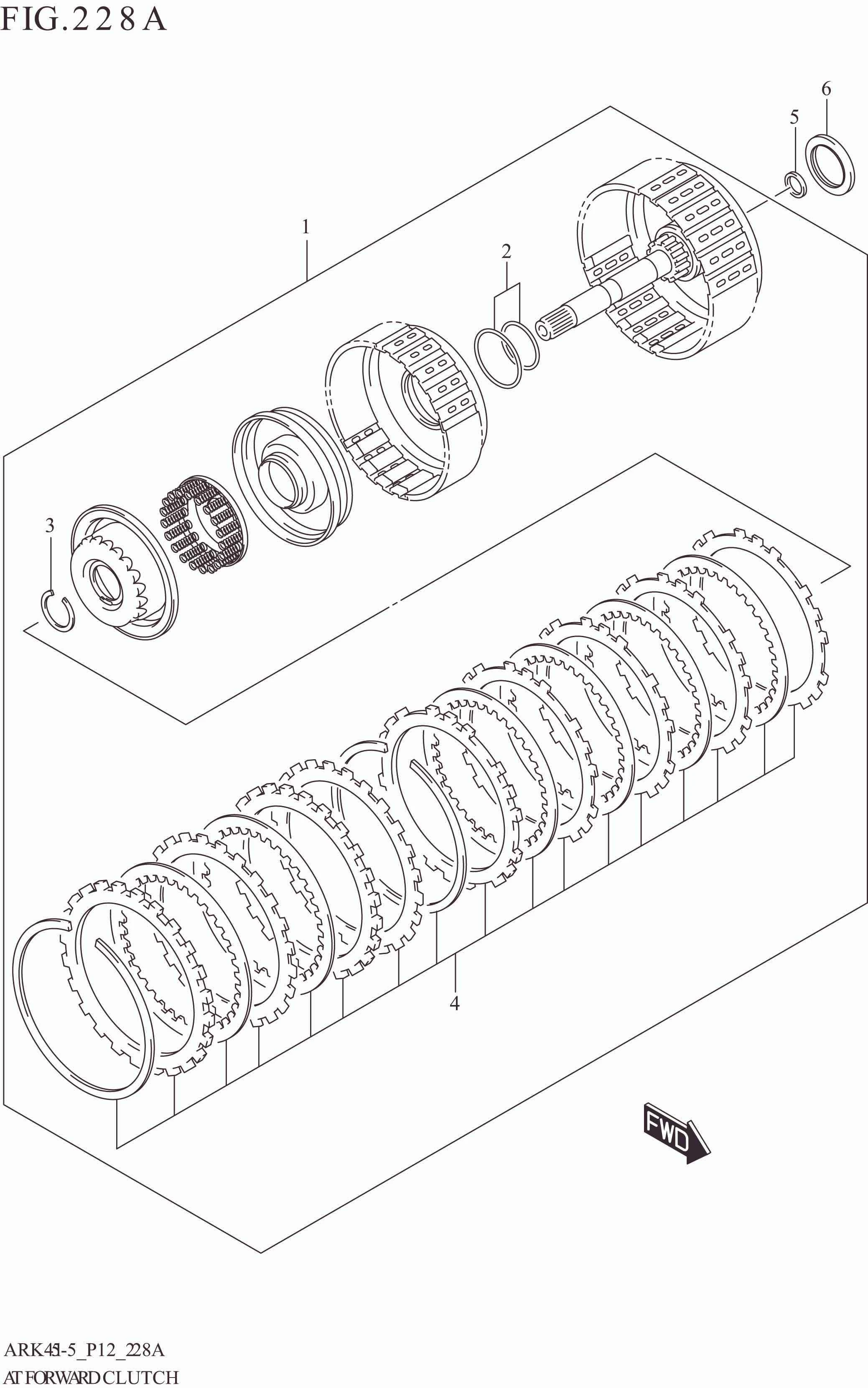 228A AT FORWARD CLUTCH (4AT)