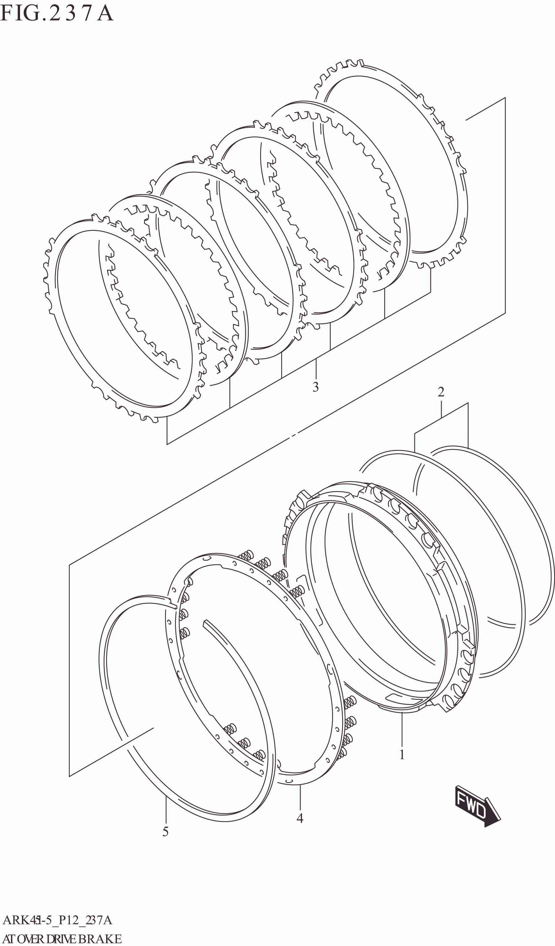 237A AT OVER DRIVE BRAKE (4AT)
