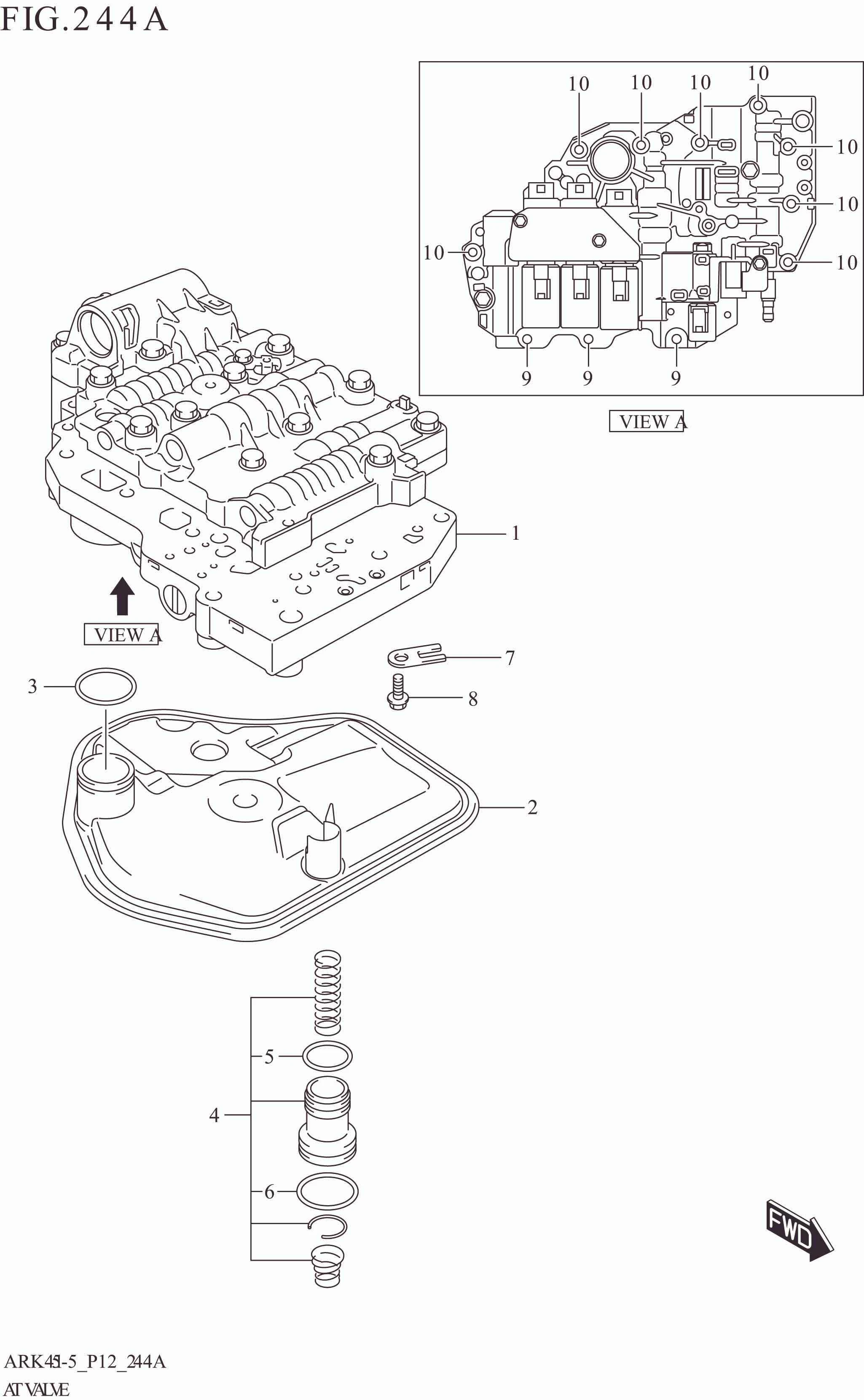 244A AT VALVE (4AT)