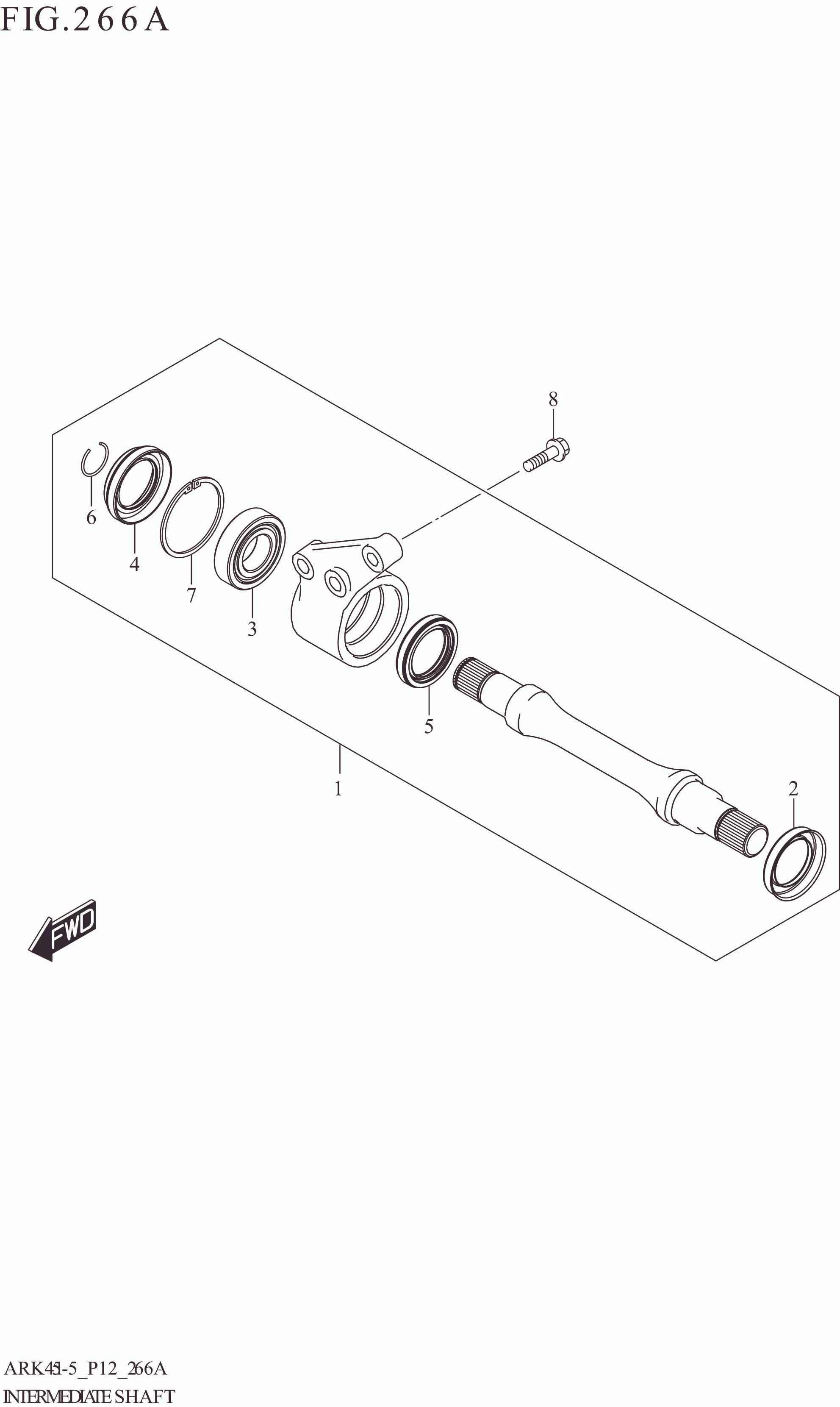 266A INTERMEDIATE SHAFT (5MT)