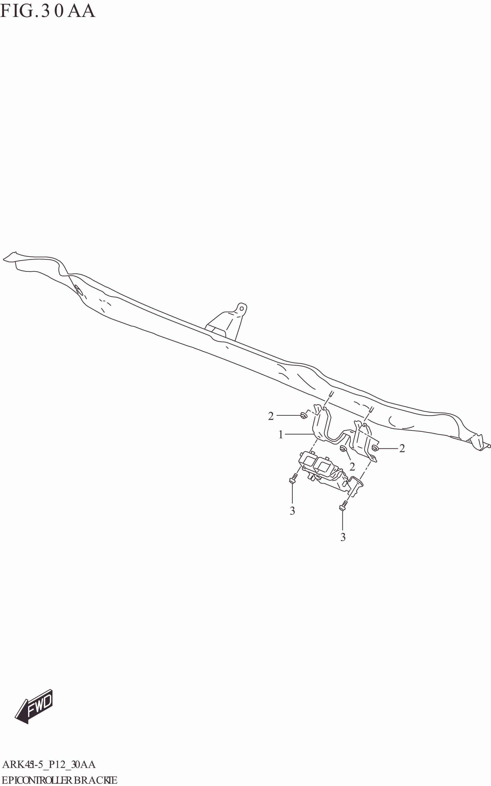 30AA EPI CONTROLLER BRACKET