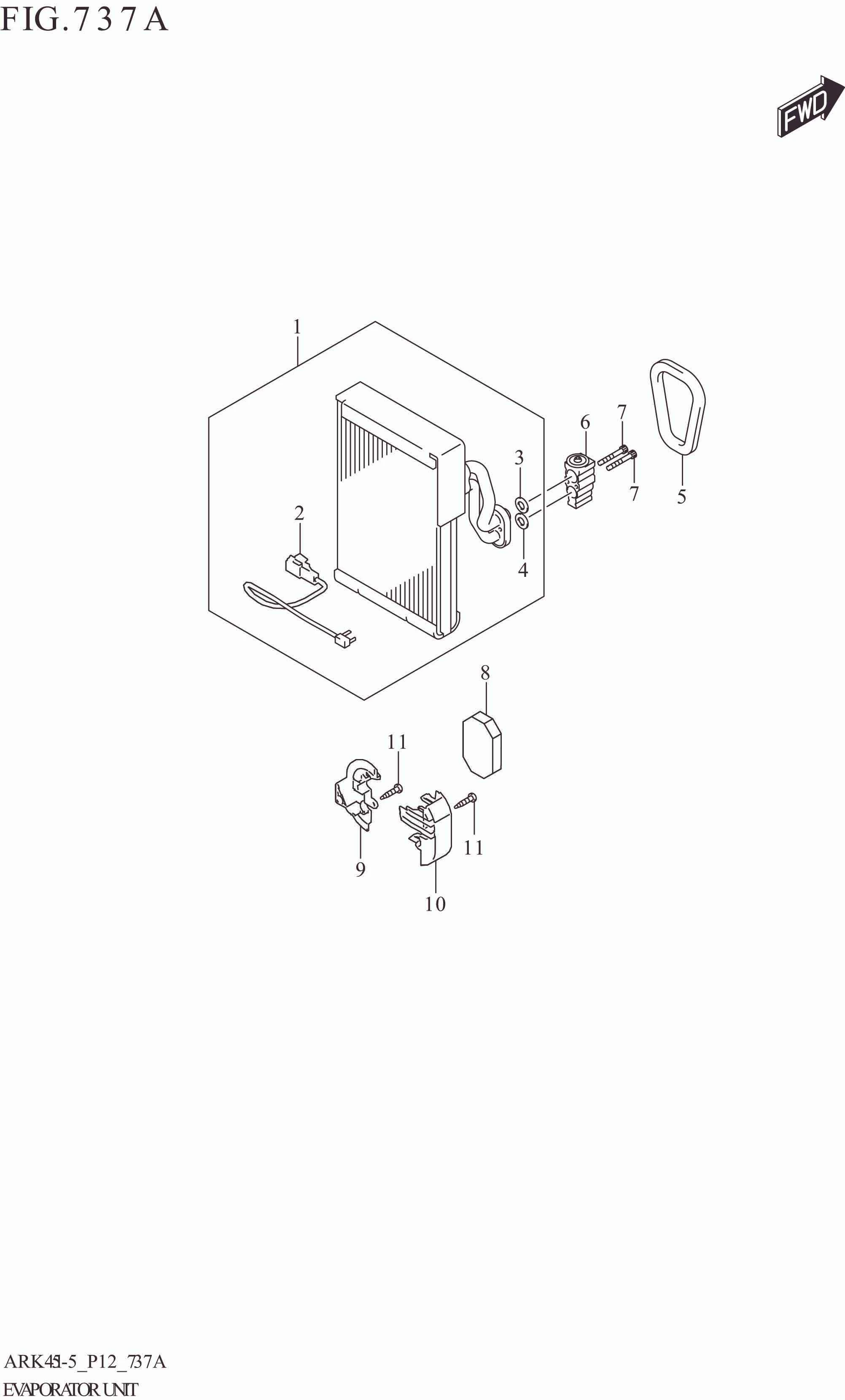 737A EVAPORATOR UNIT (GA,GL)