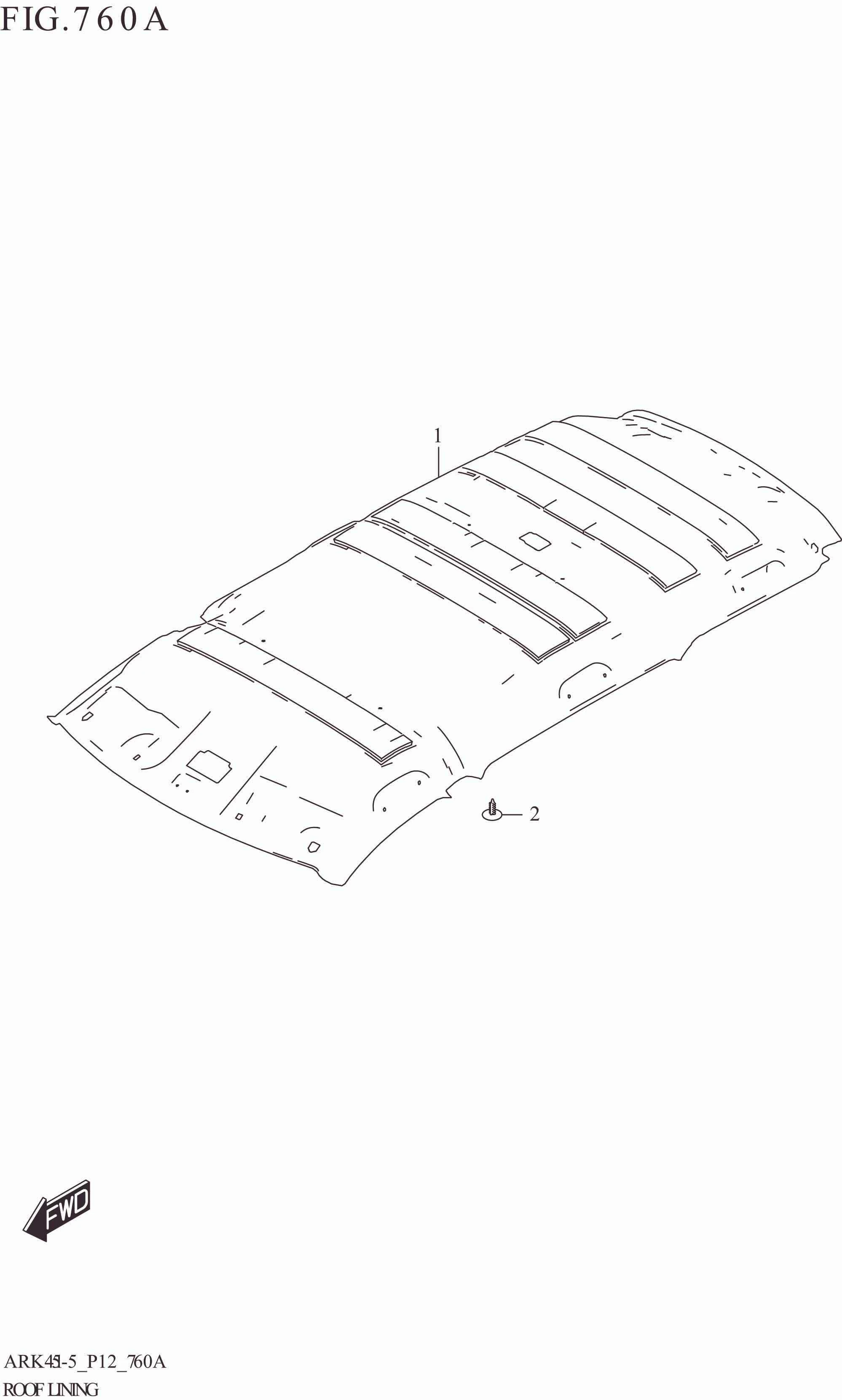 760A ROOF LINING