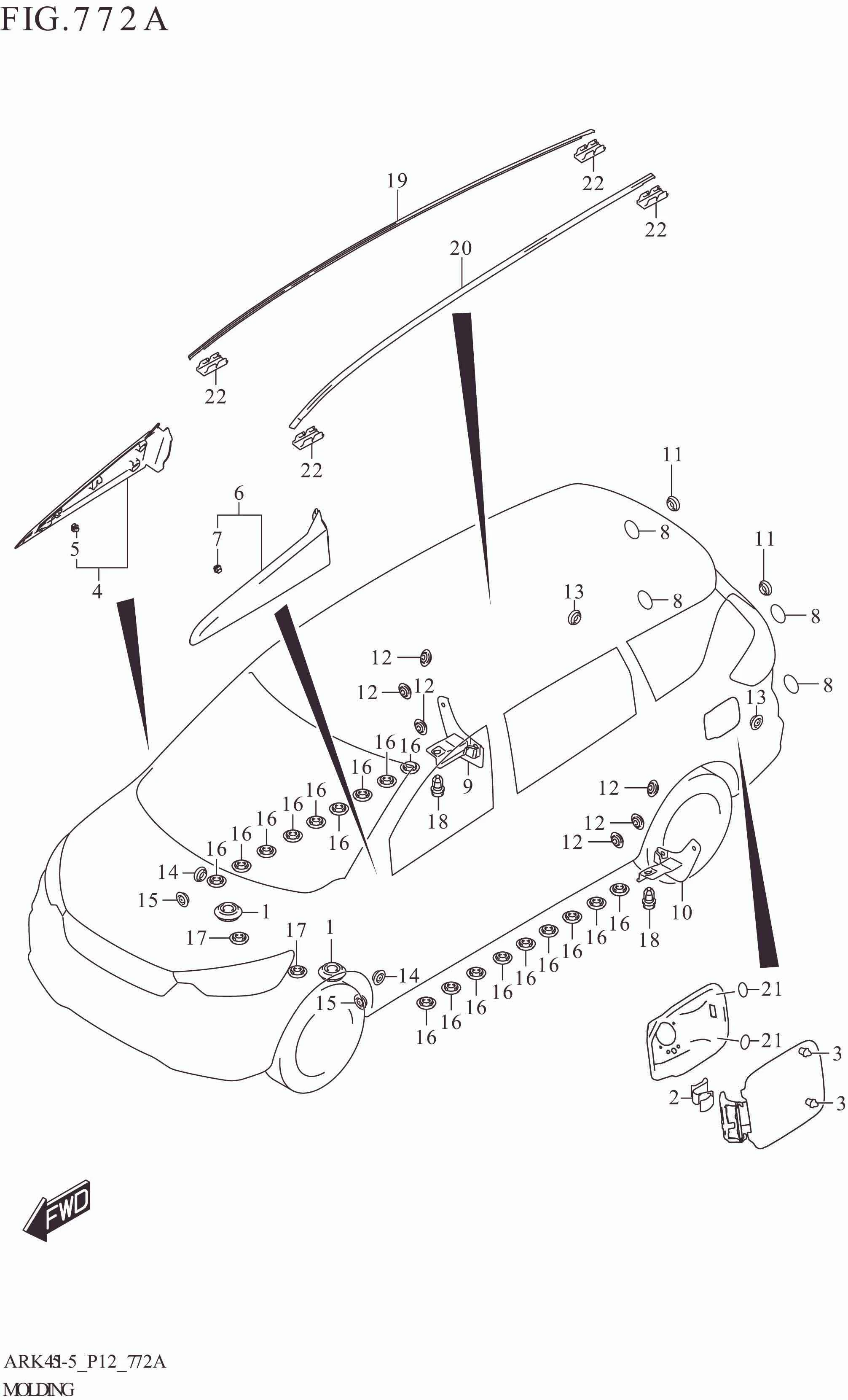 772A MOLDING