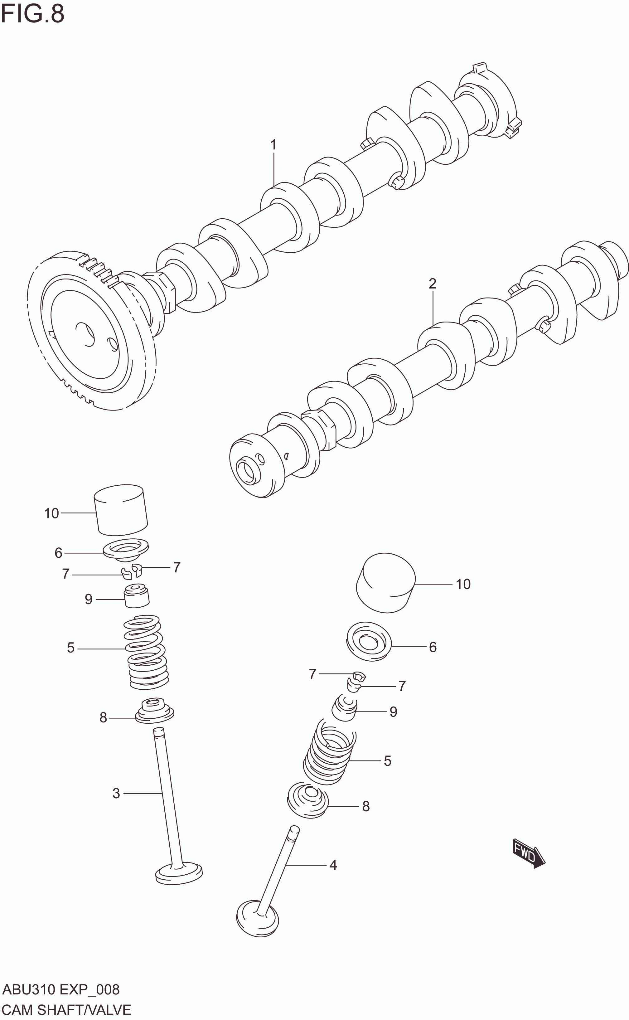 CAM SHAFT/VALVE