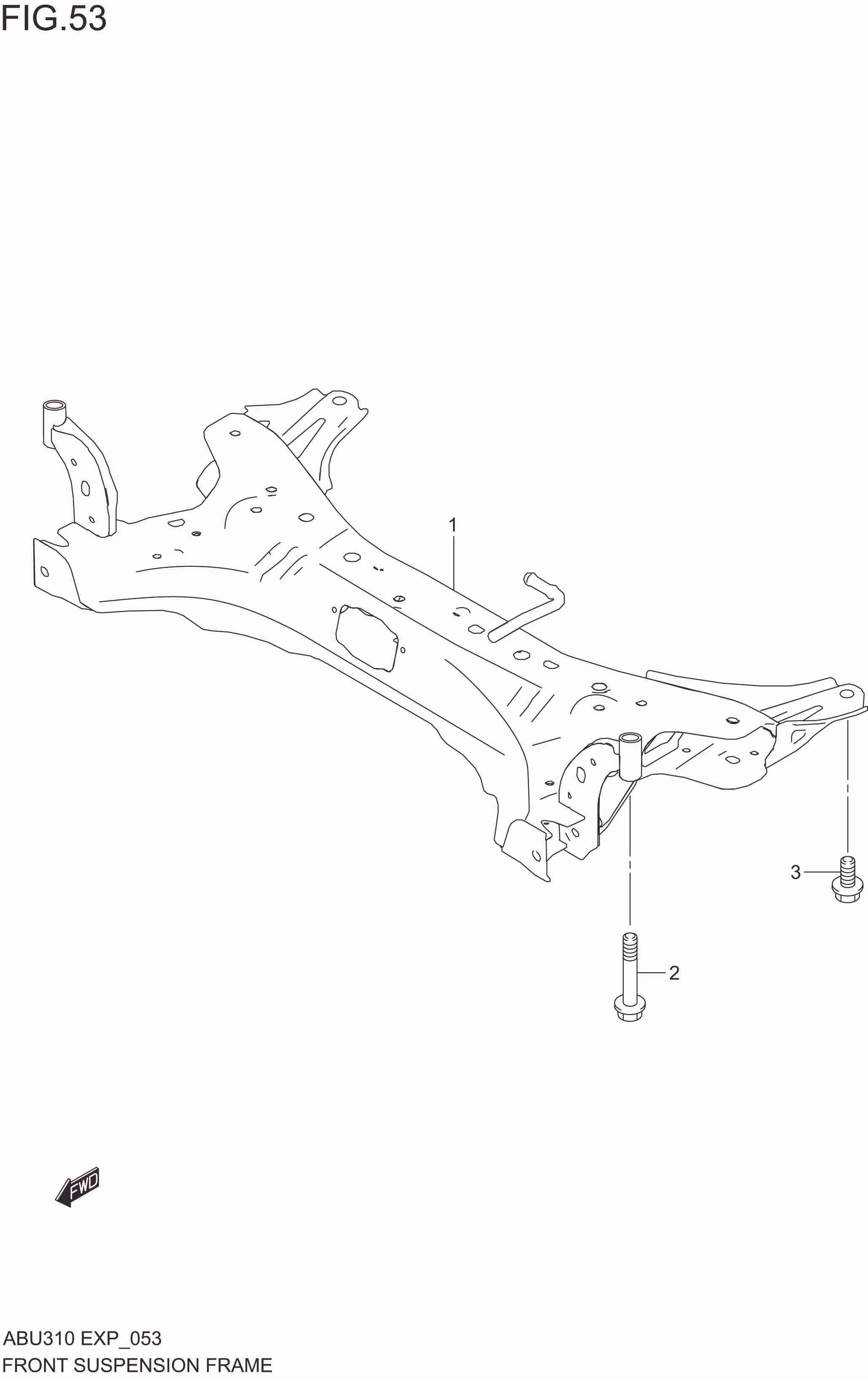 FRONT SUSPENSION FRAME