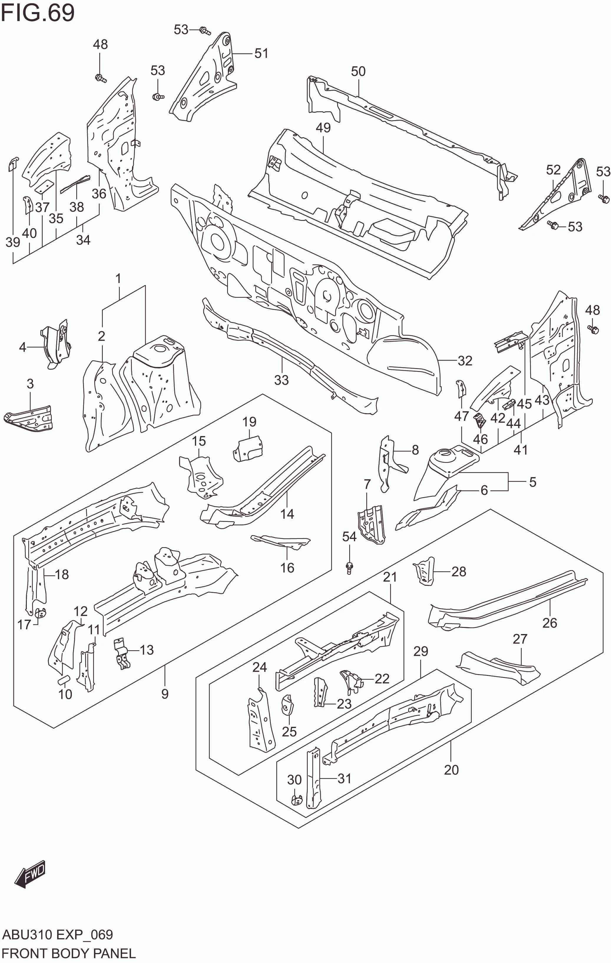 FRONT BODY PANEL