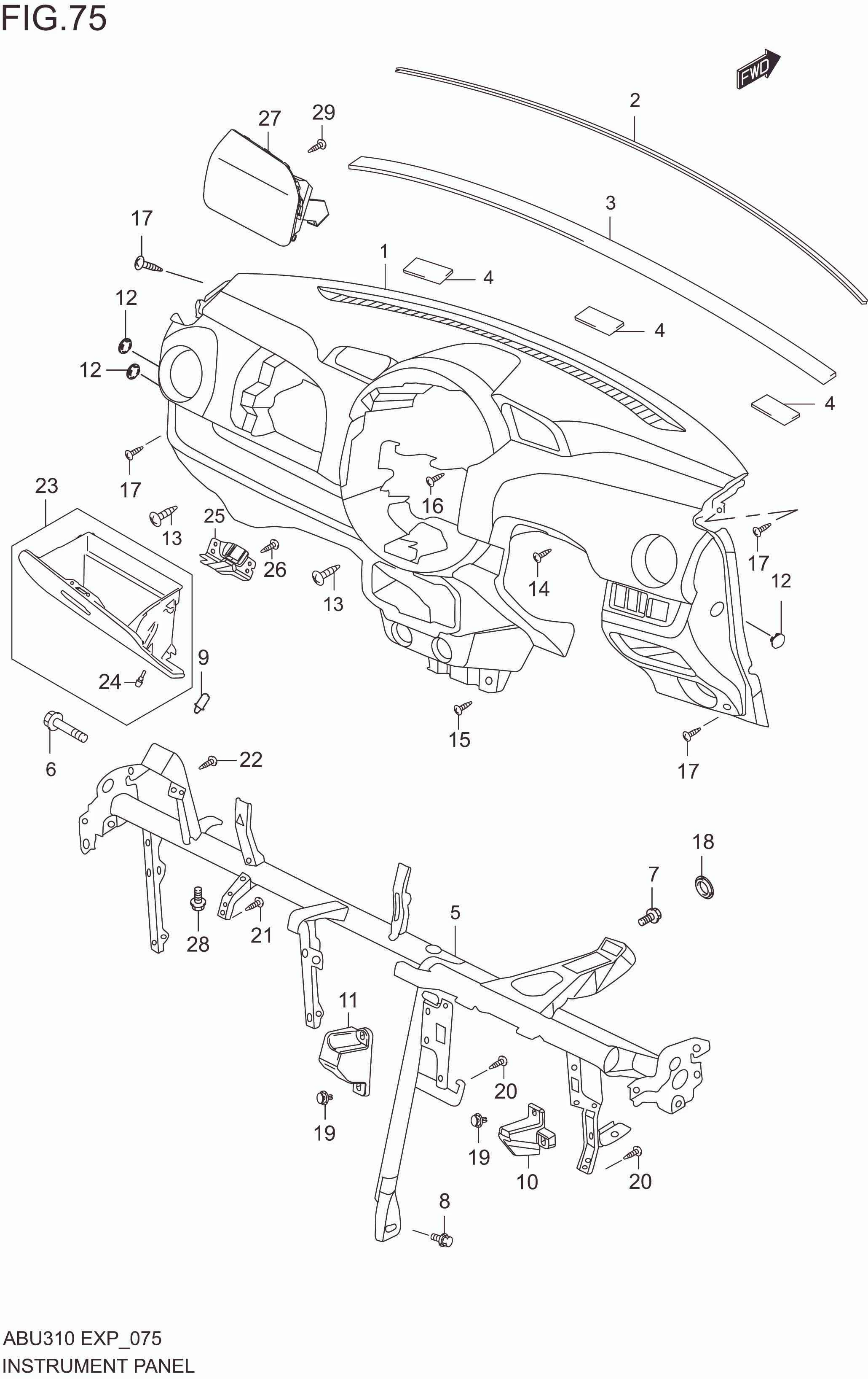 INSTRUMENT PANEL