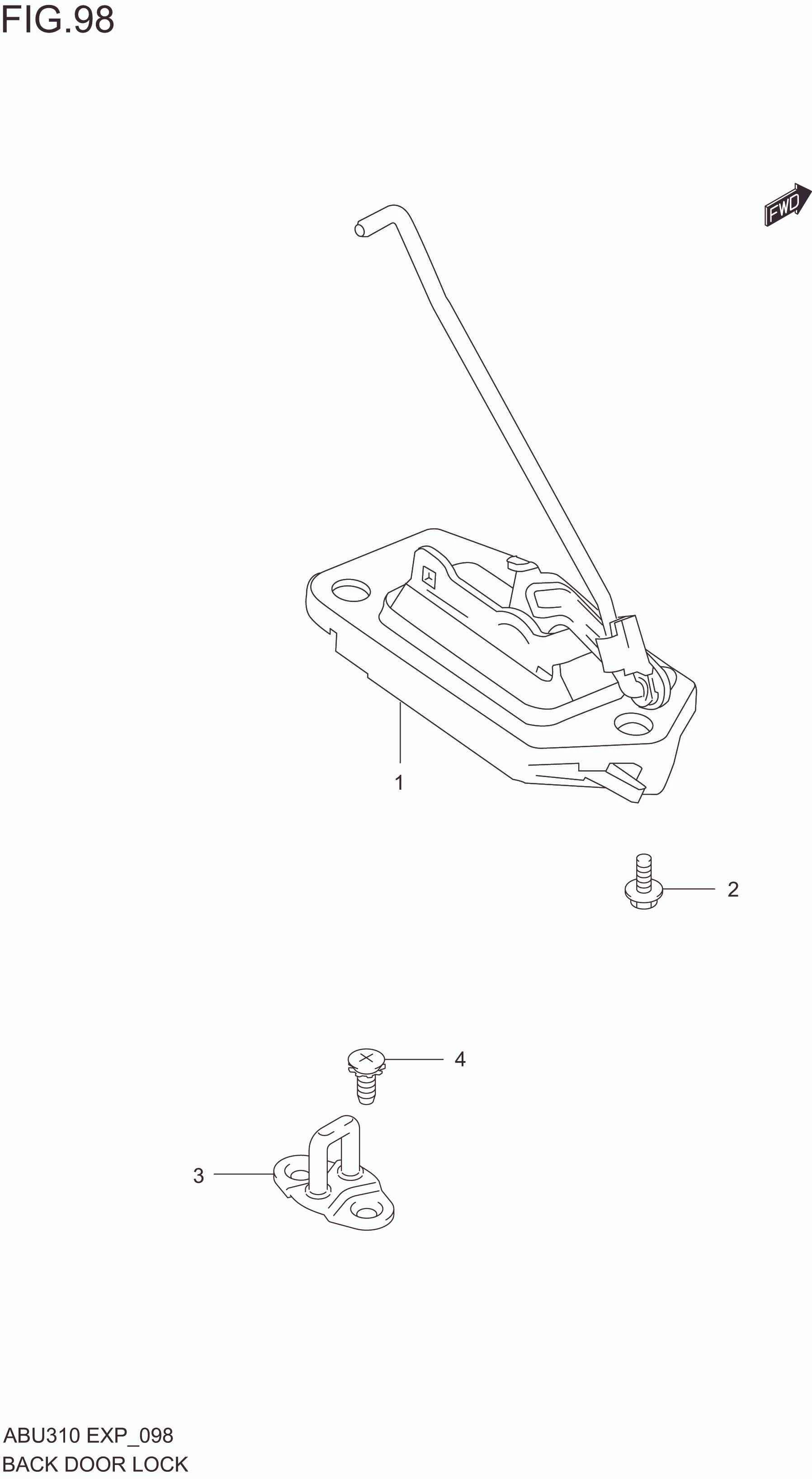 BACK DOOR LOCK