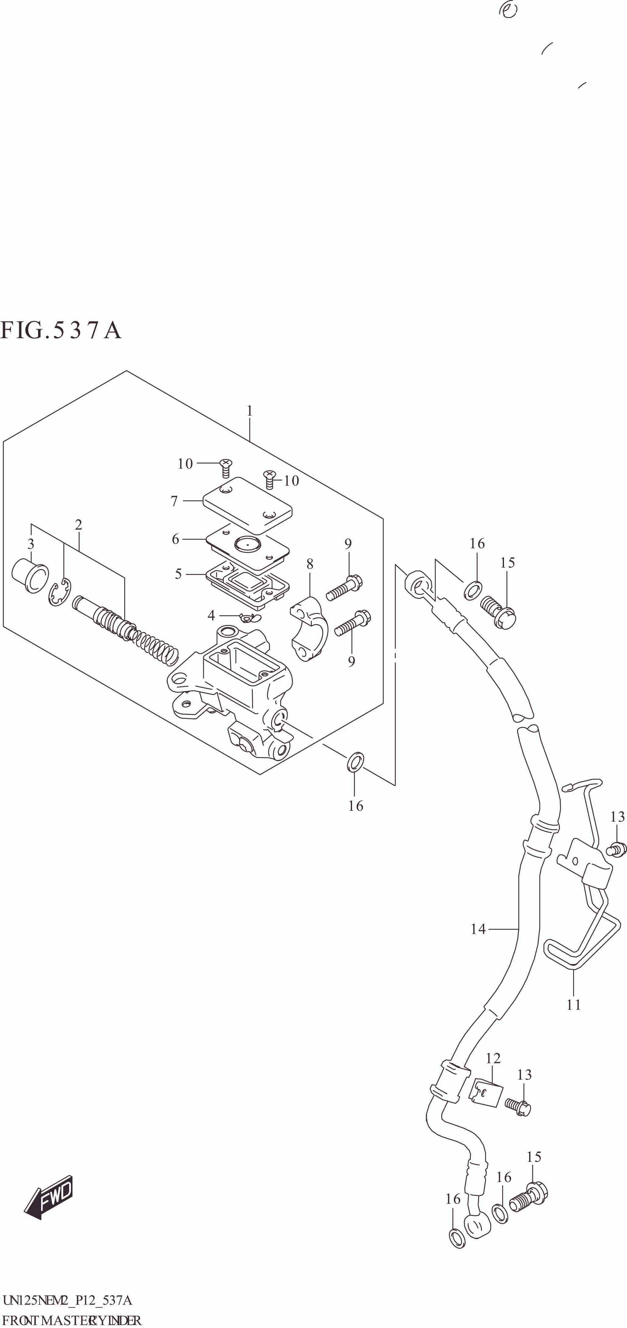 FRONT MASTER CYLINDER
