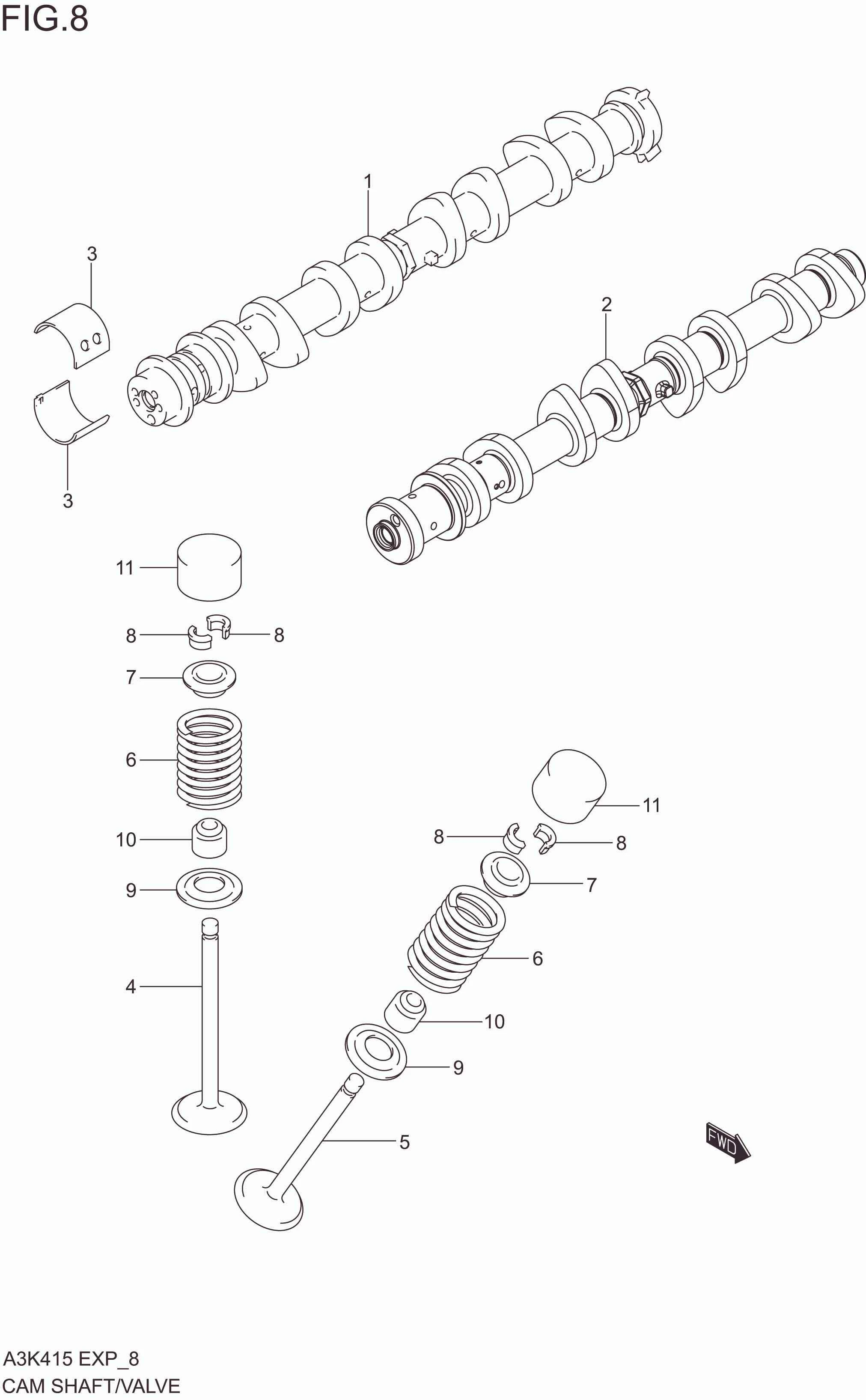 CAM SHAFT/VALVE