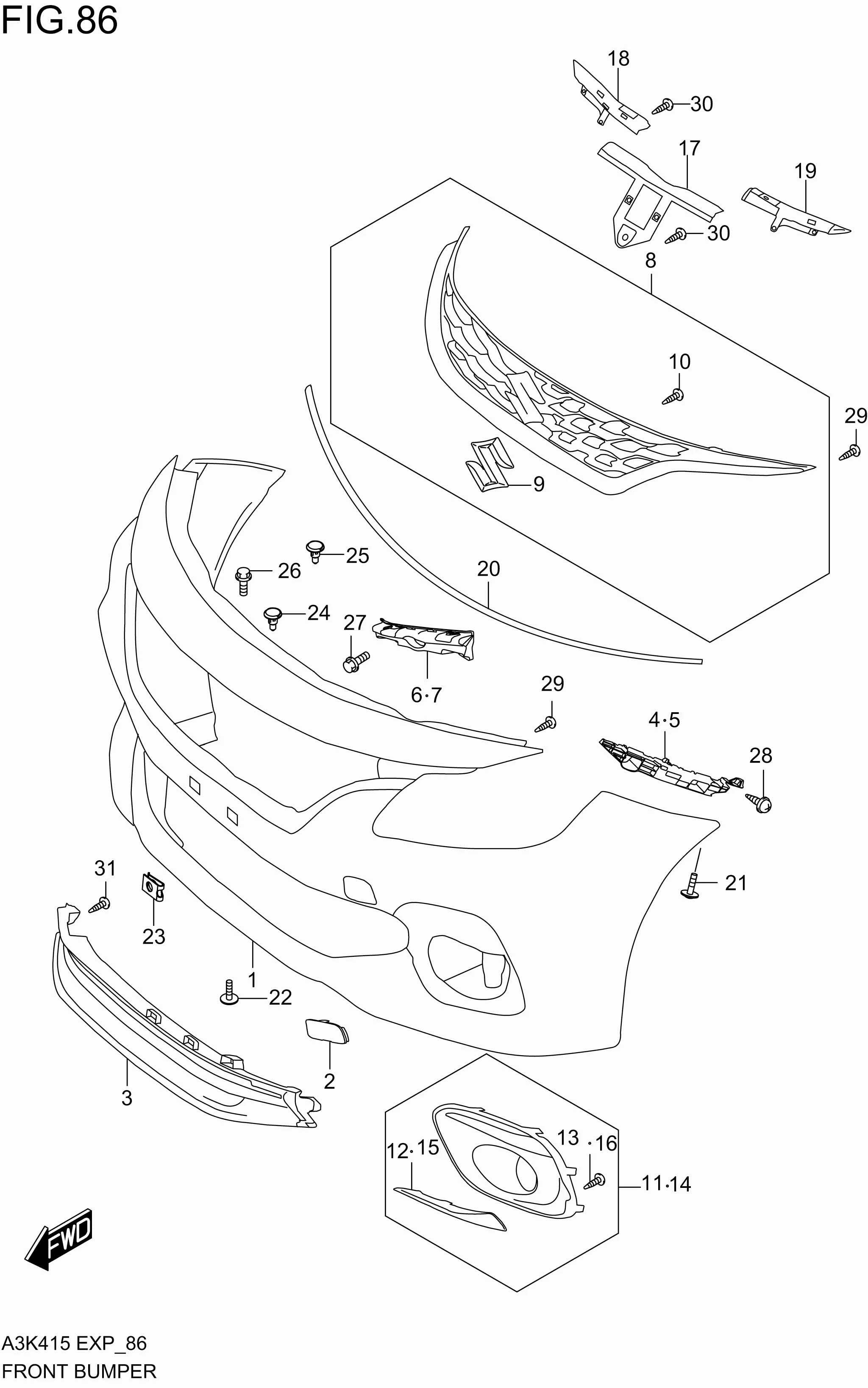 FRONT BUMPER