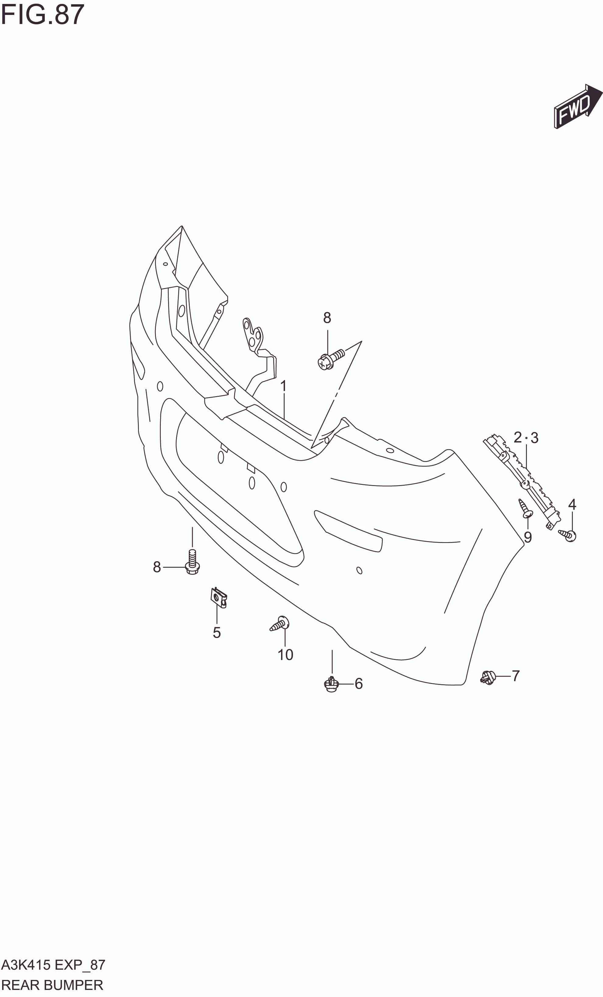 REAR BUMPER