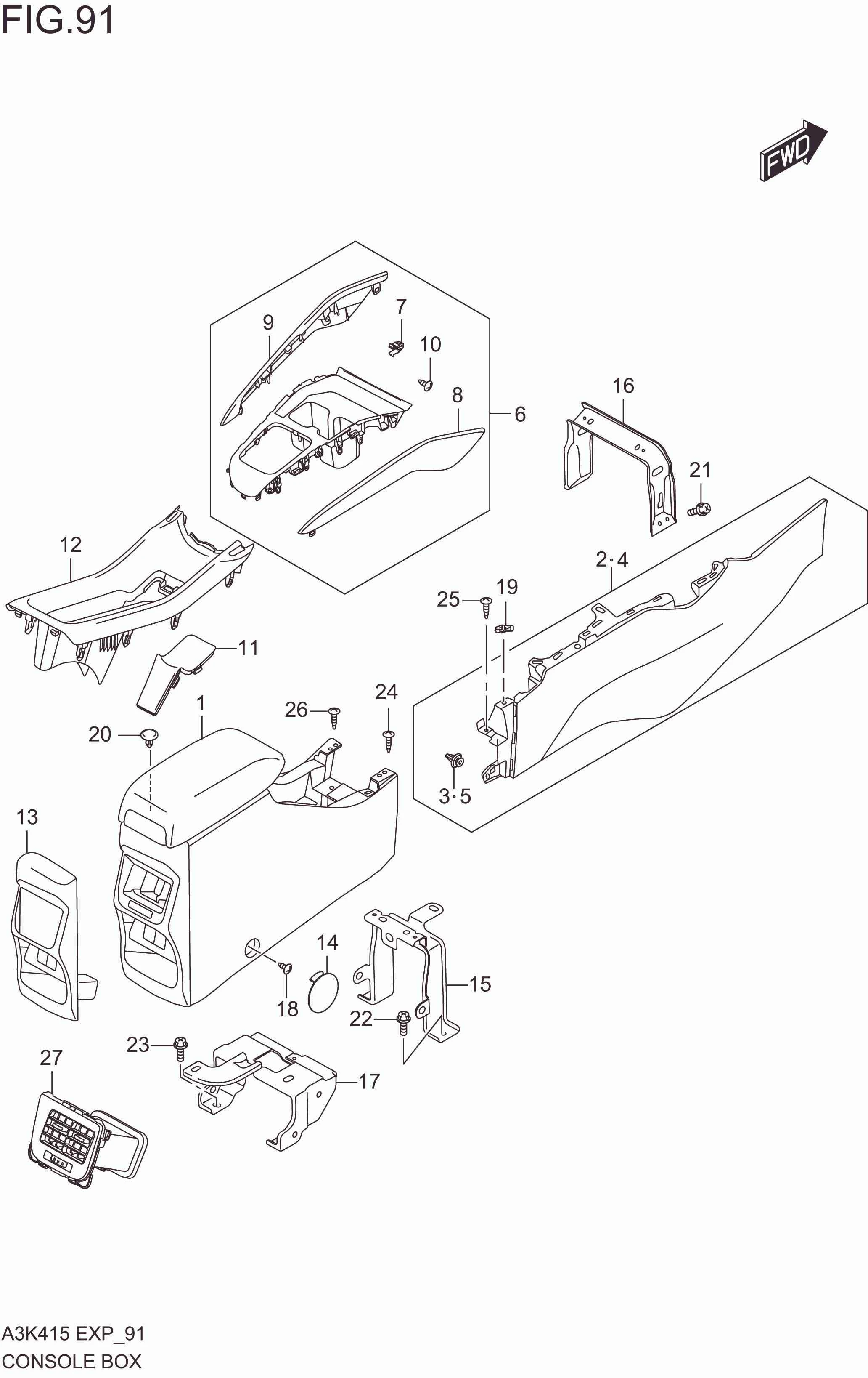 CONSOLE BOX