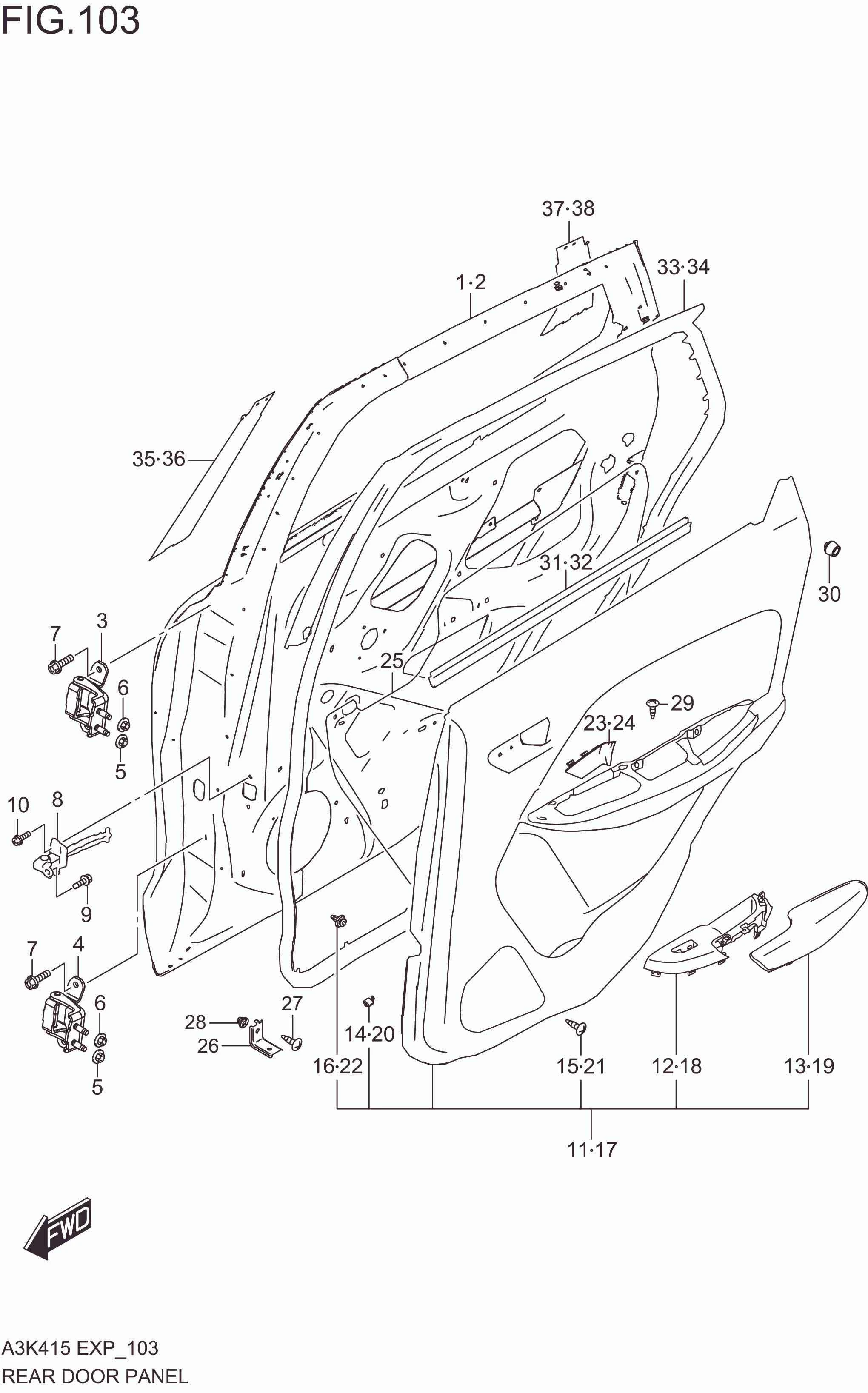 REAR DOOR PANEL