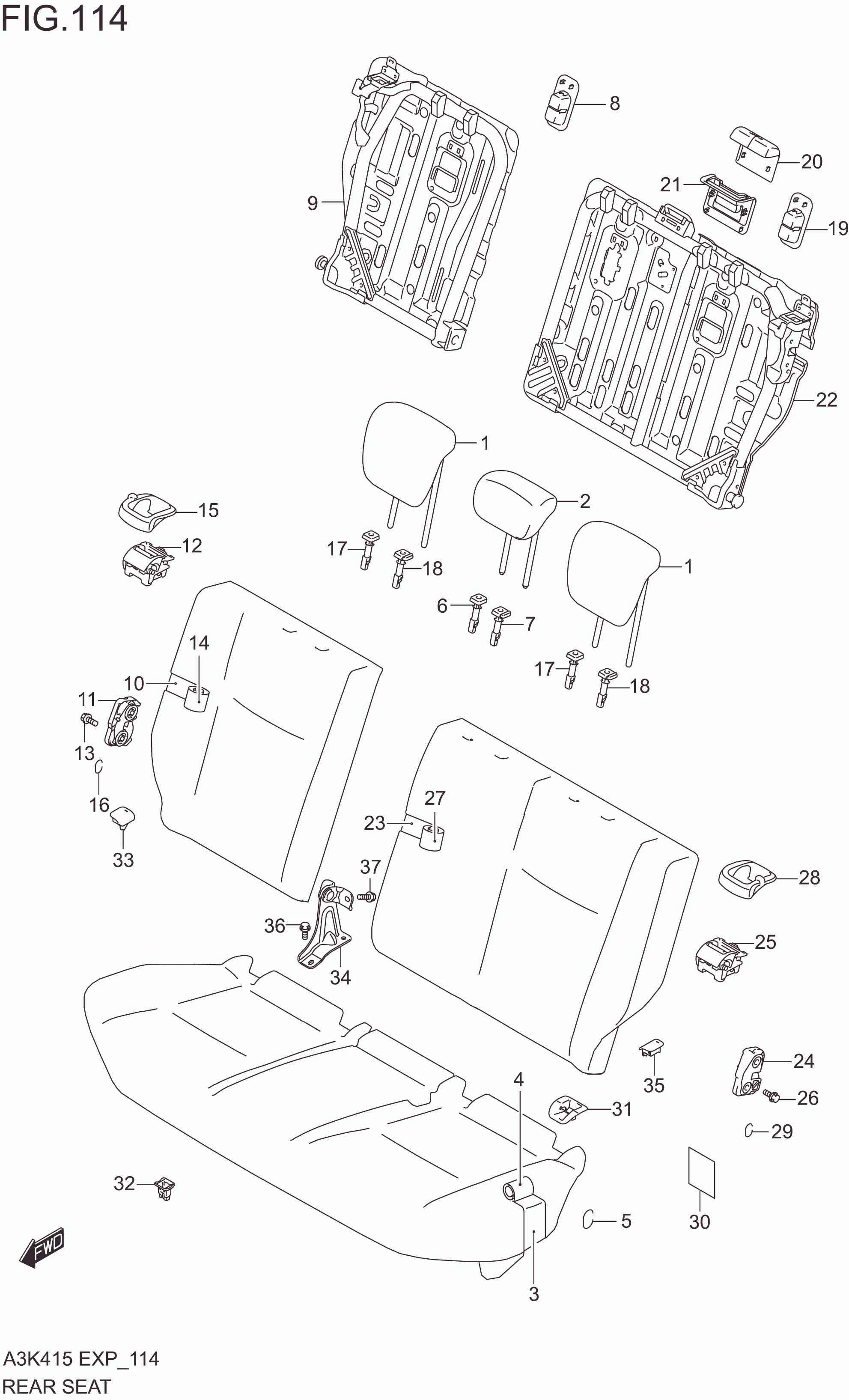 REAR SEAT