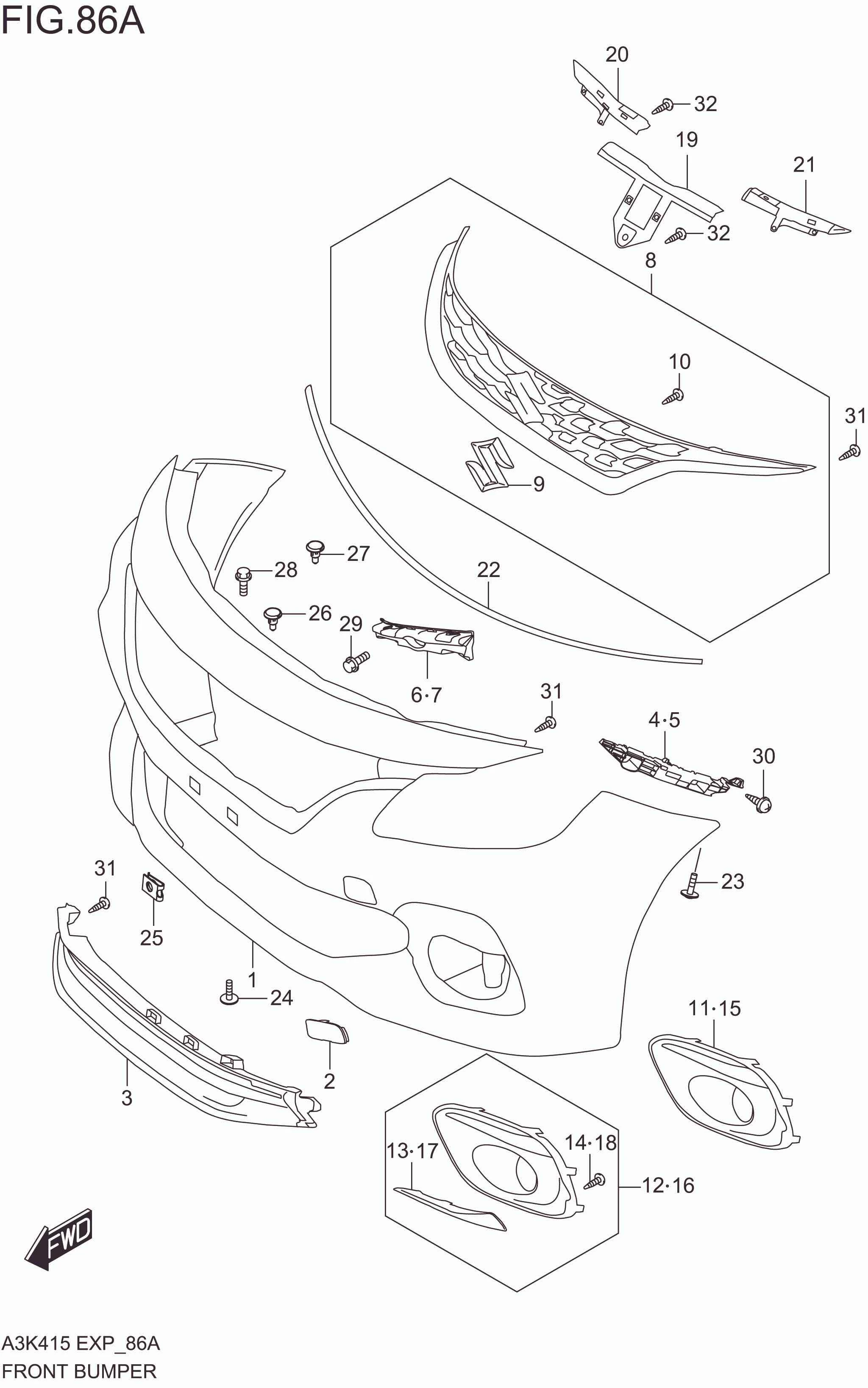 FRONT BUMPER (SOP 2023)