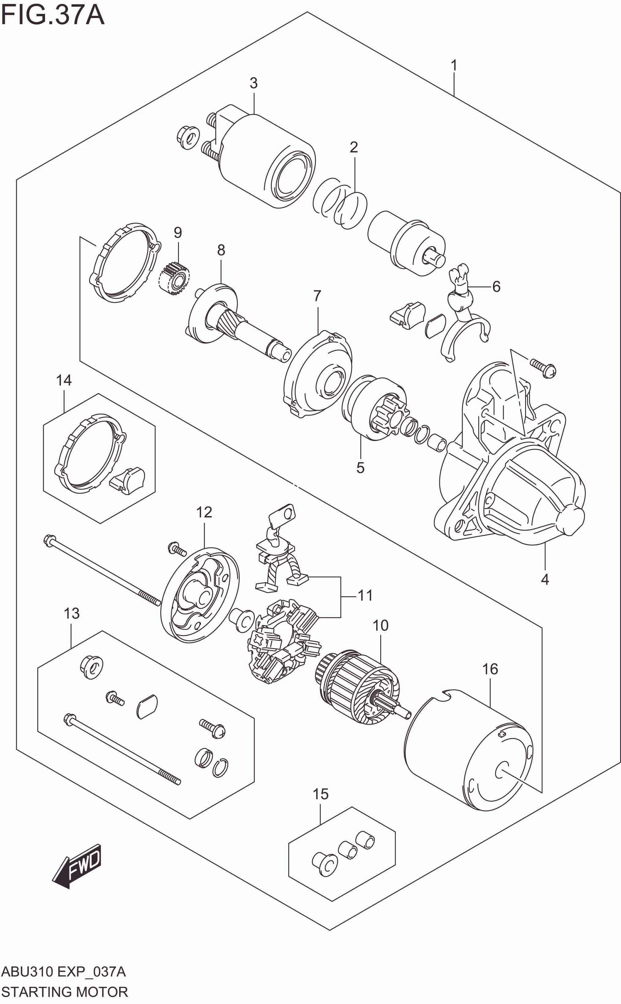STARTING MOTOR(K10C)
