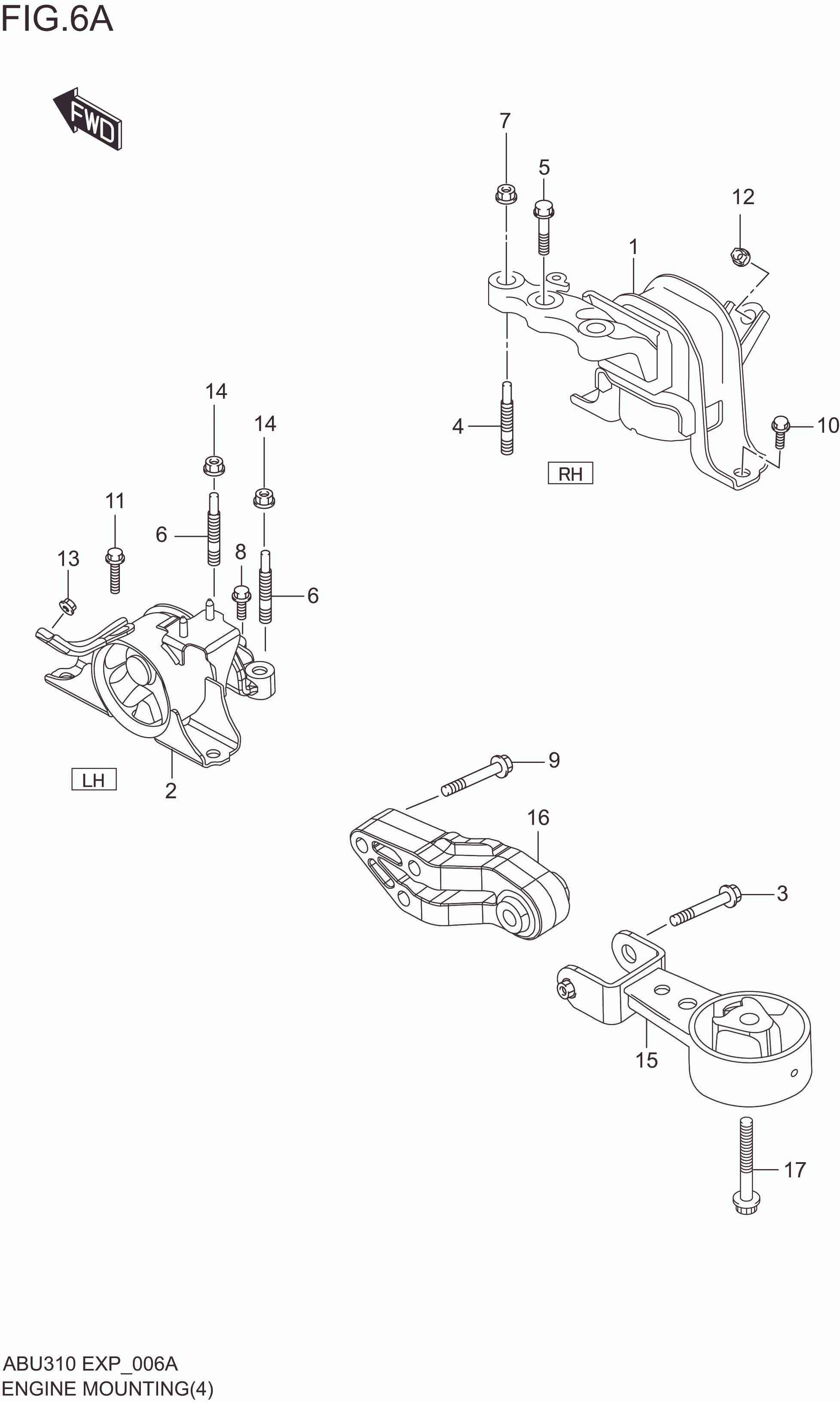 ENGINE MOUNTING(K10C)