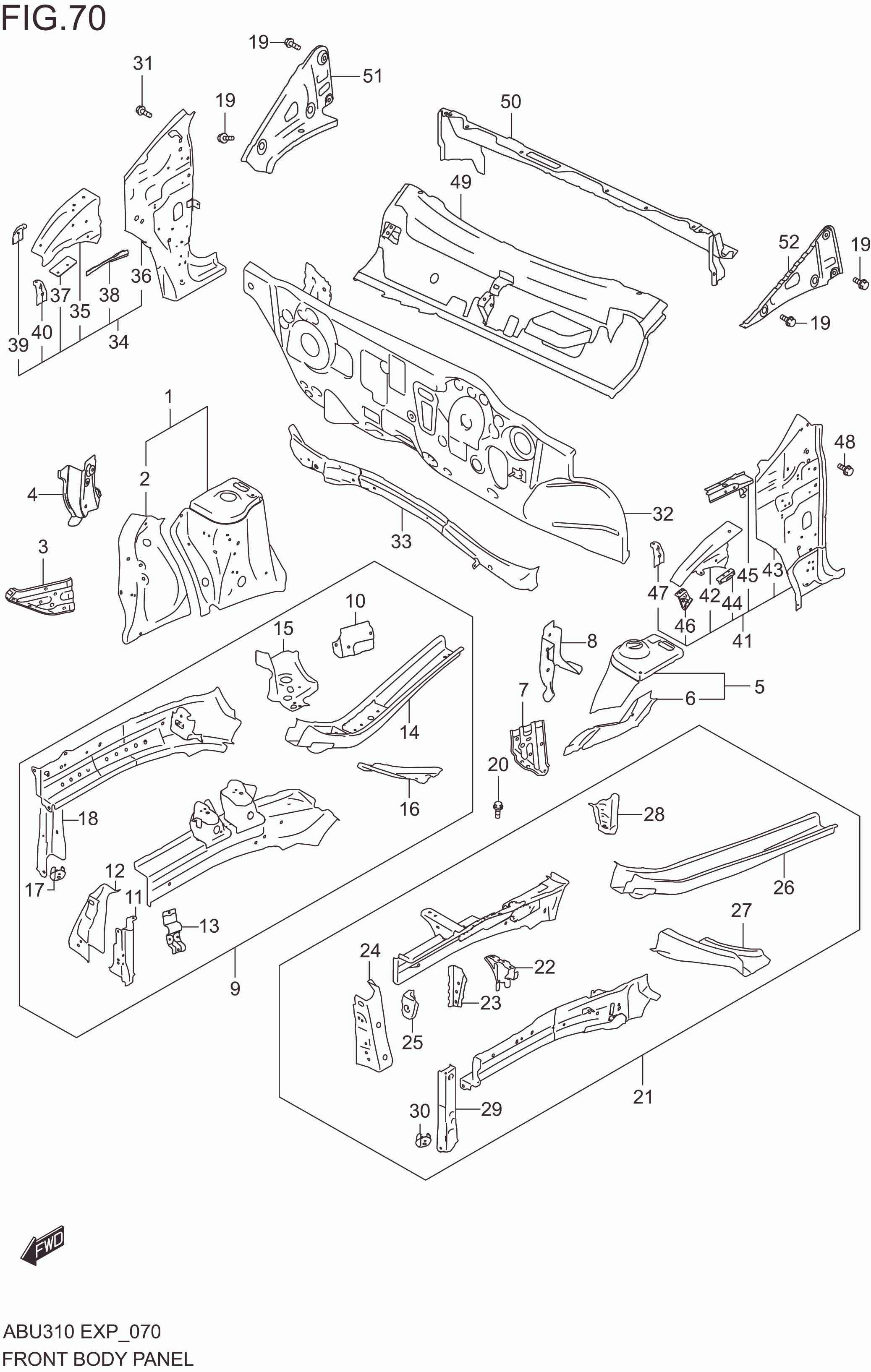 FRONT BODY PANEL