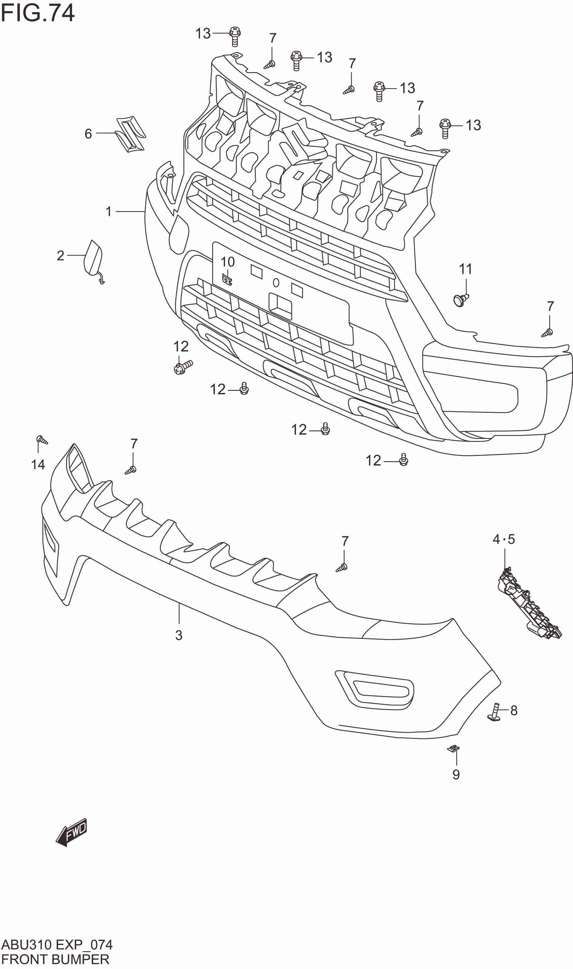 FRONT BUMPER