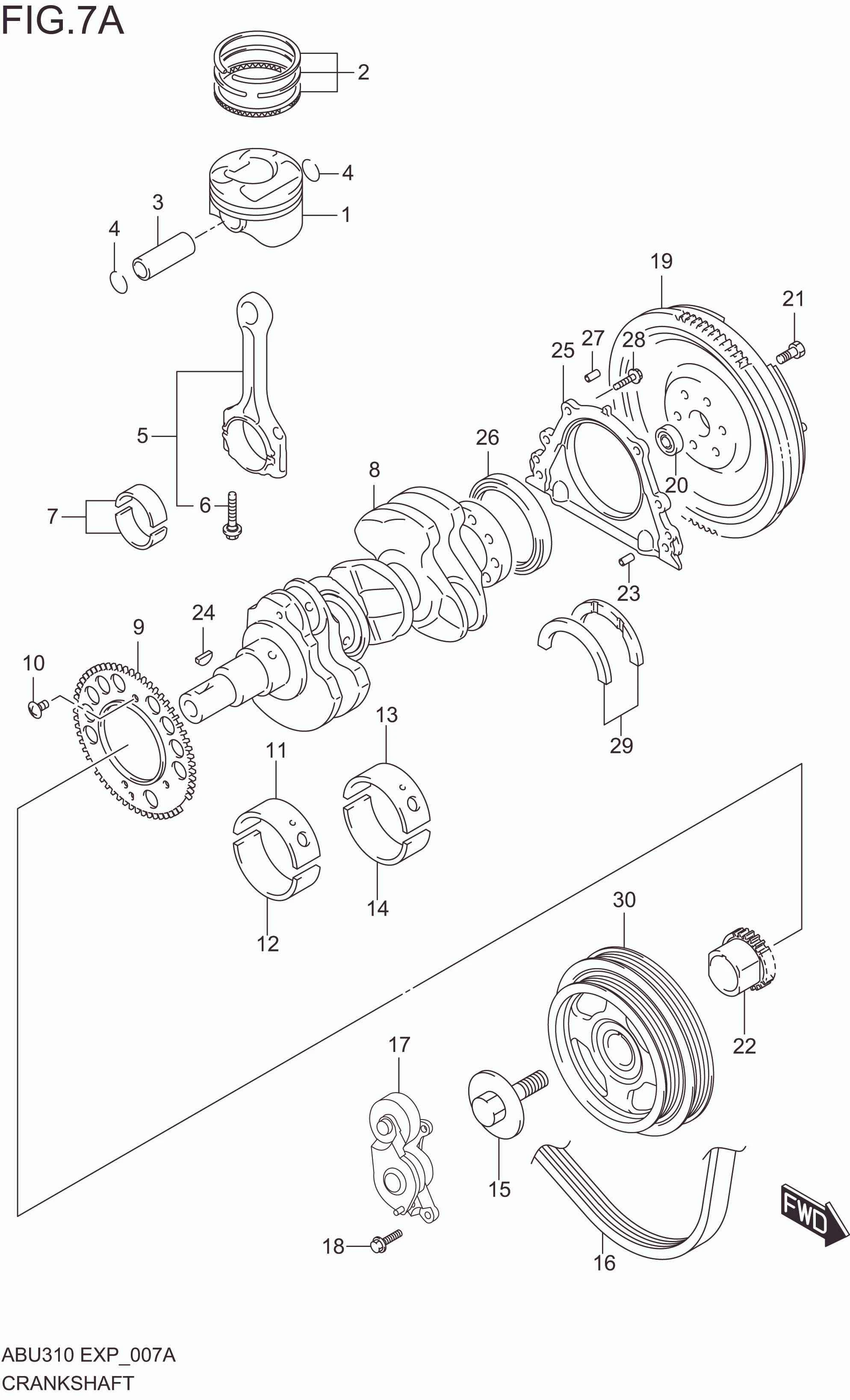 CRANKSHAFT(K10C)