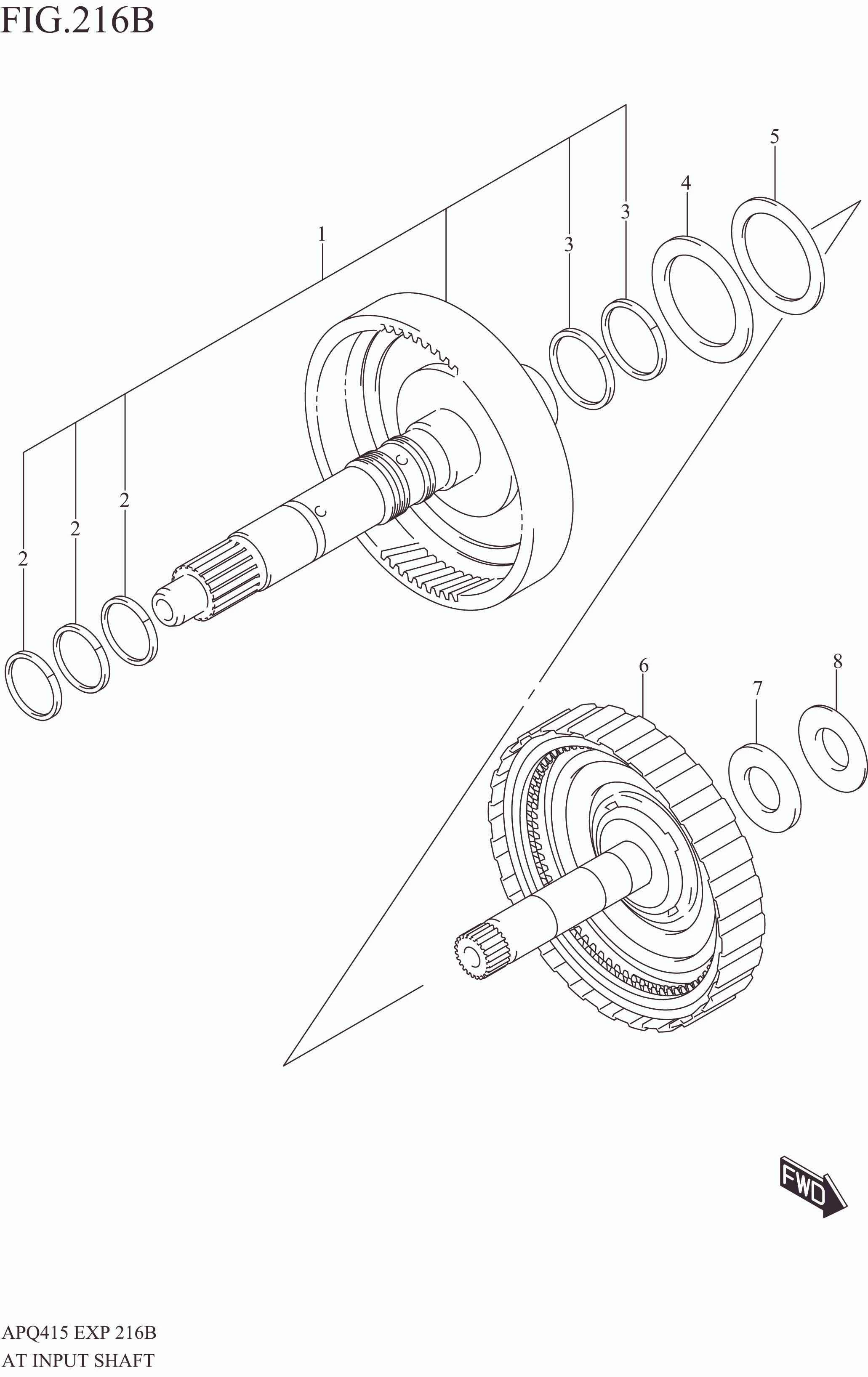 AT INPUT SHAFT (6AT)