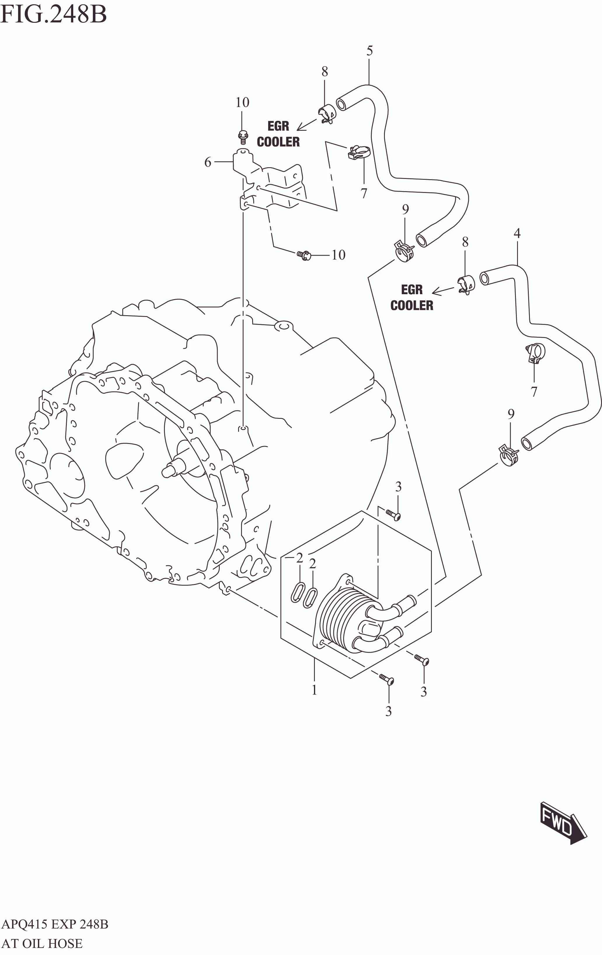 AT OIL HOSE (6AT)