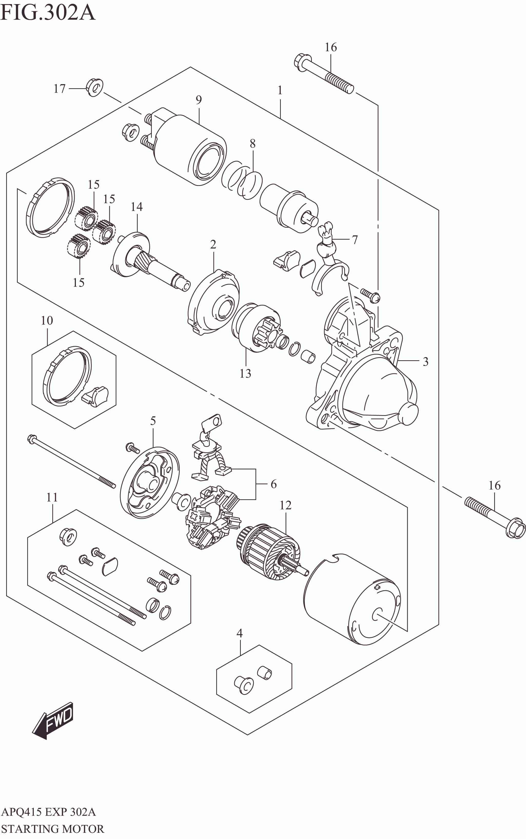 STARTING MOTOR 