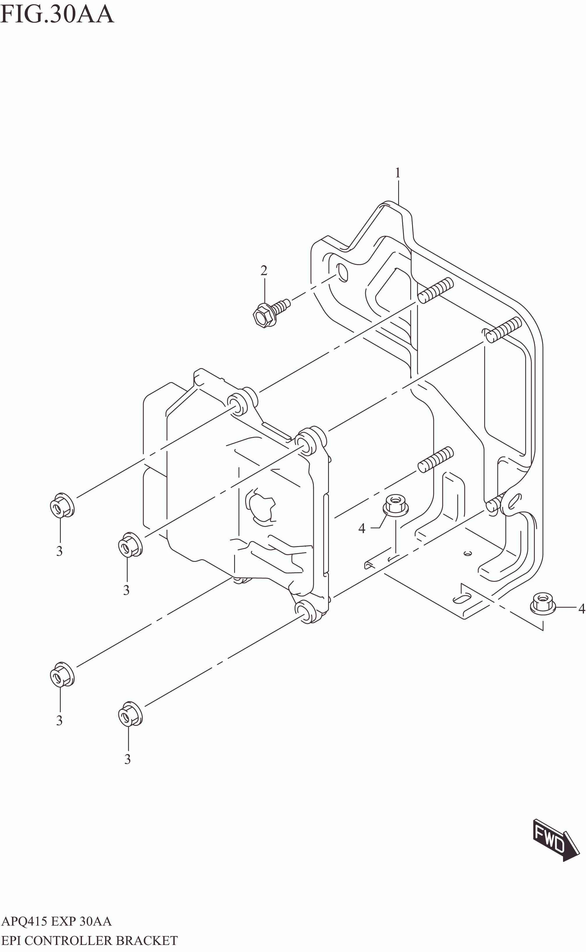 EPI CONTROLLER BRACKET 