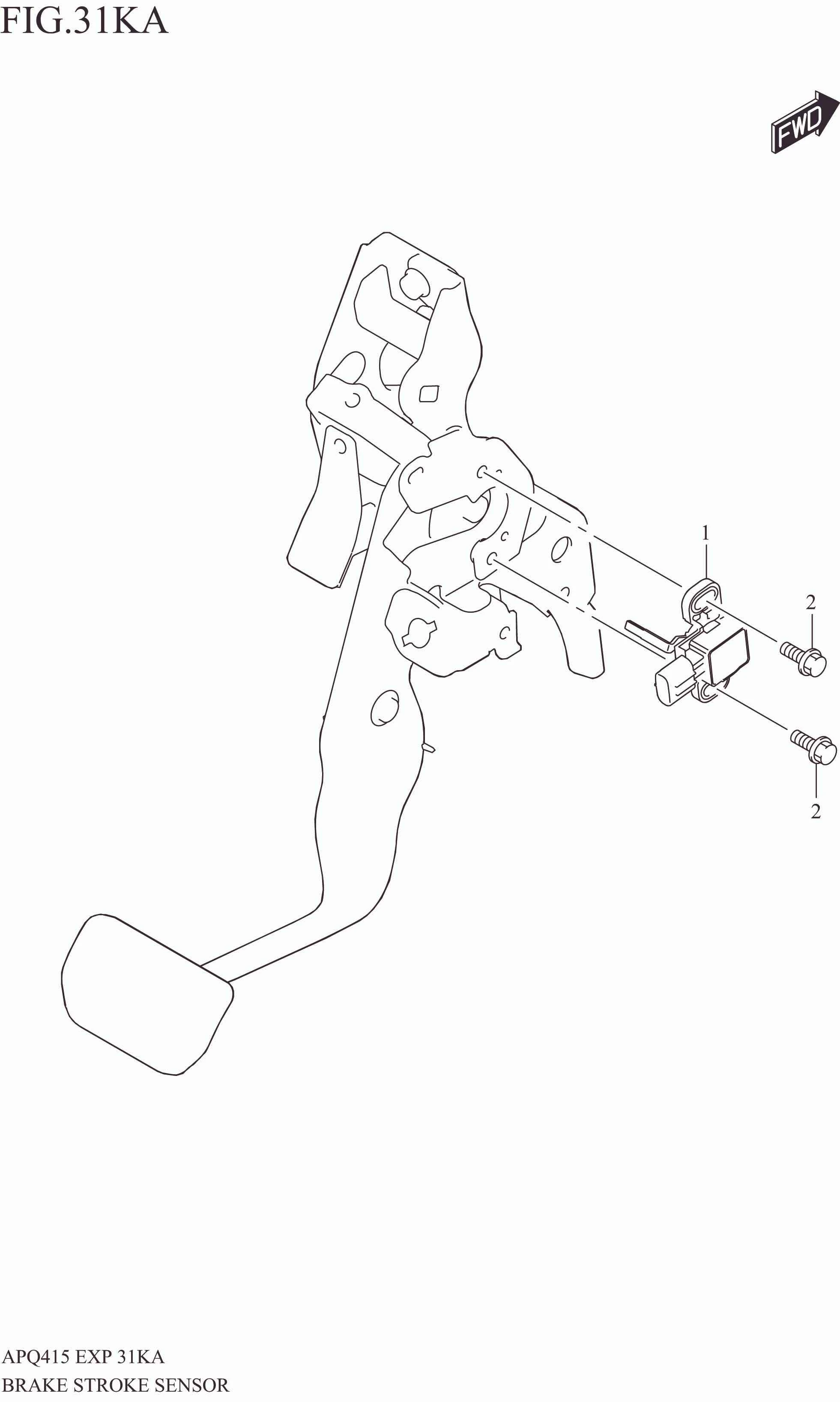 BRAKE STROKE SENSOR 