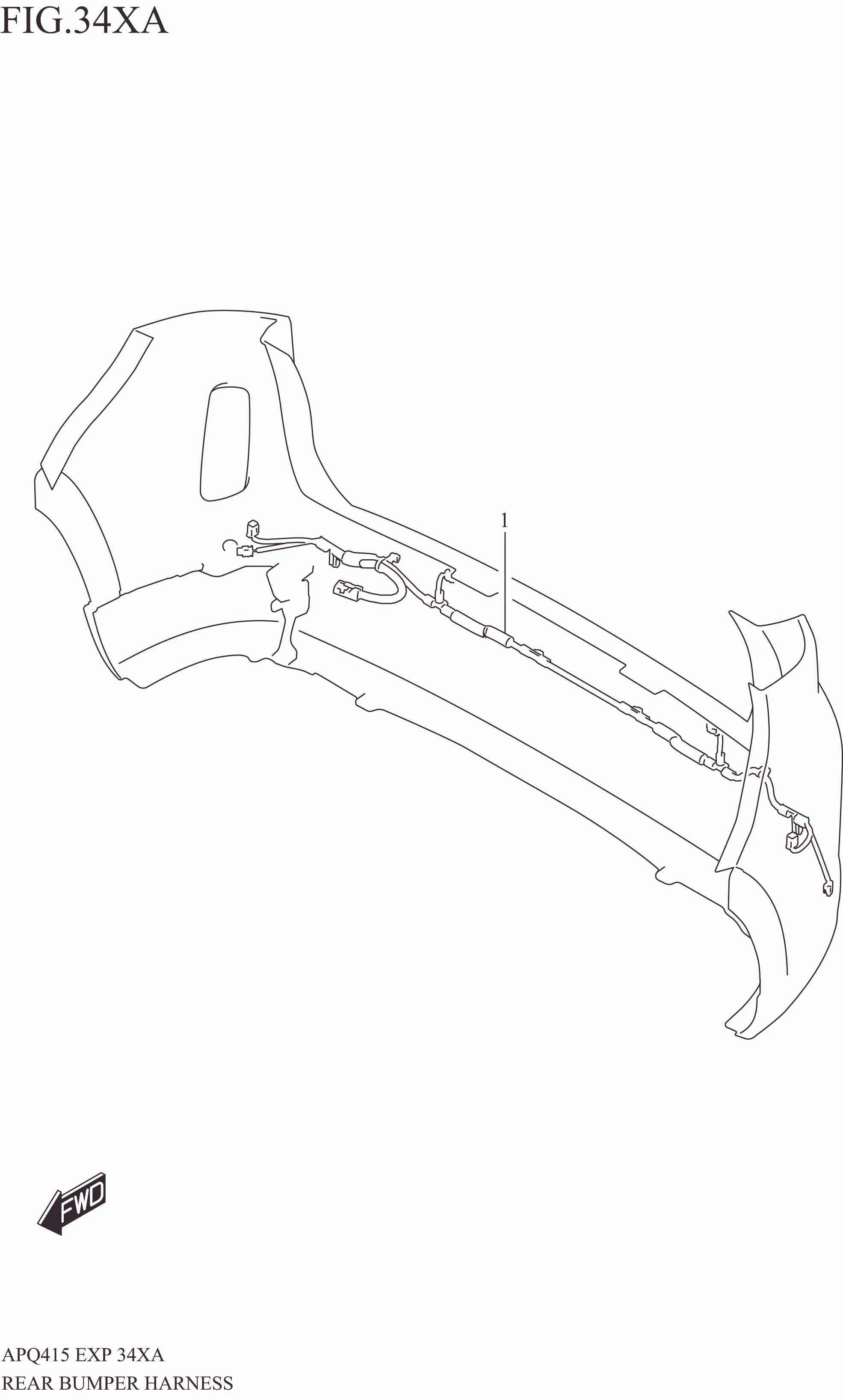 REAR BUMPER HARNESS