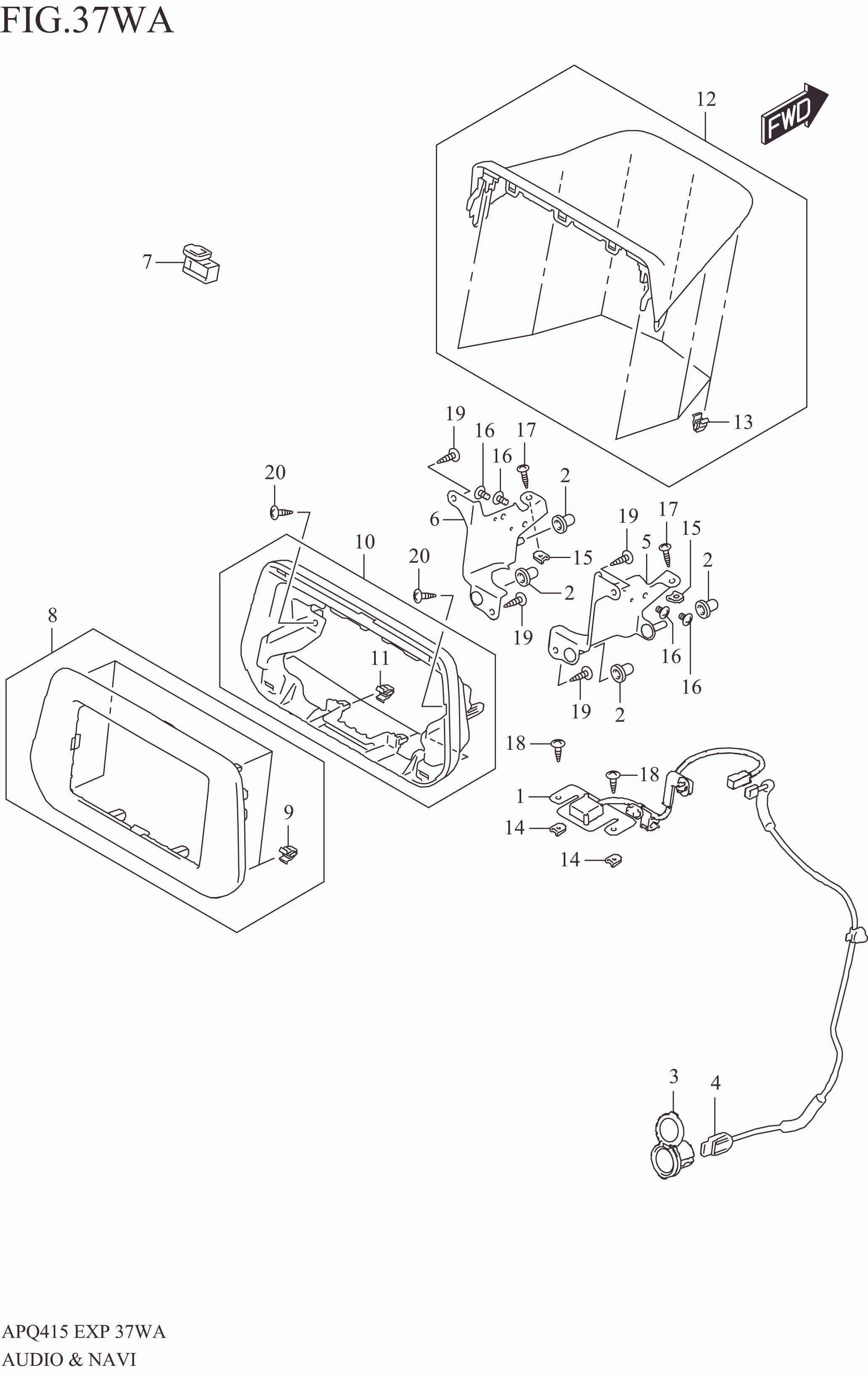 AUDIO & NAVI (W/TUNER:RHD:GL)