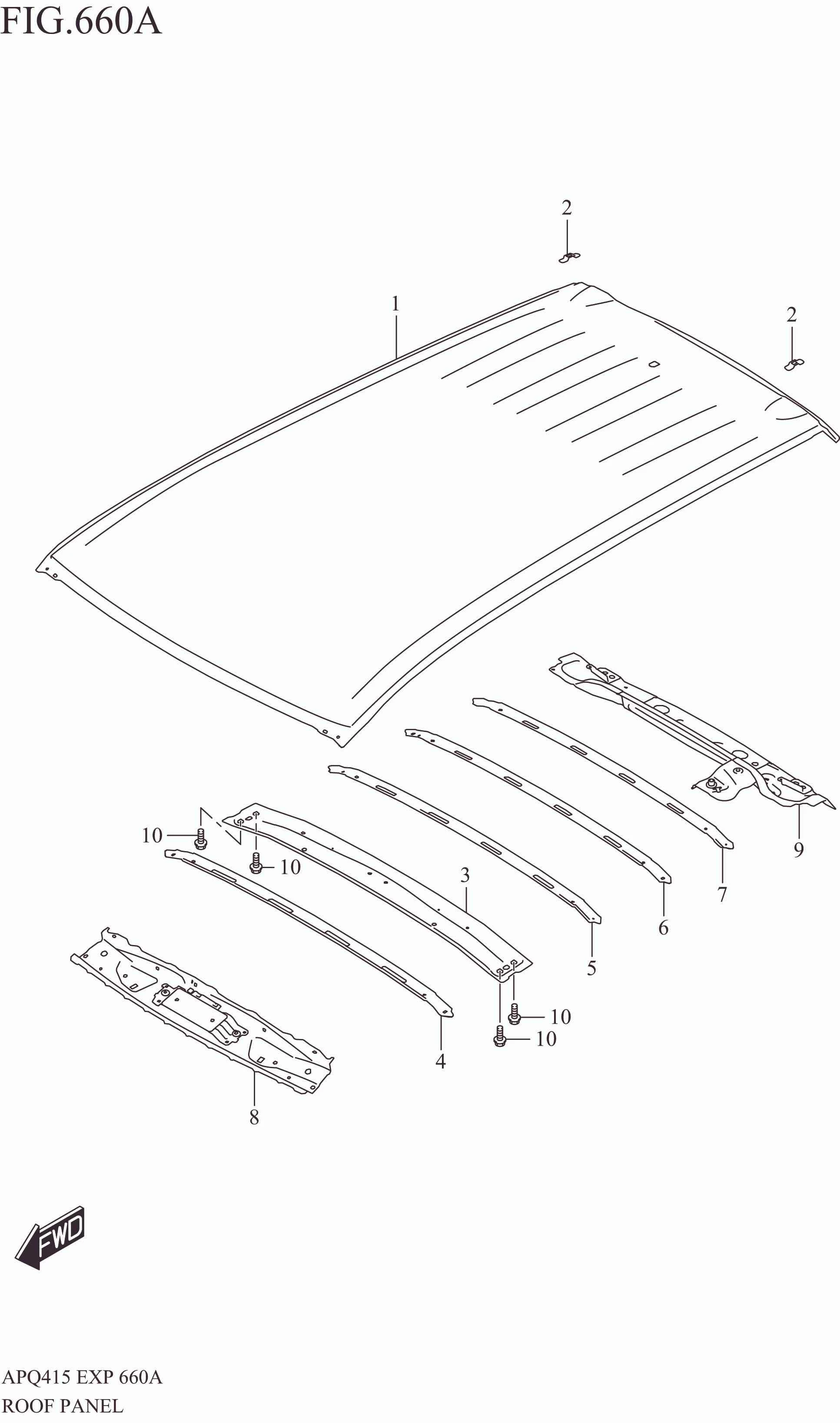ROOF PANEL (N/SUNROOF)