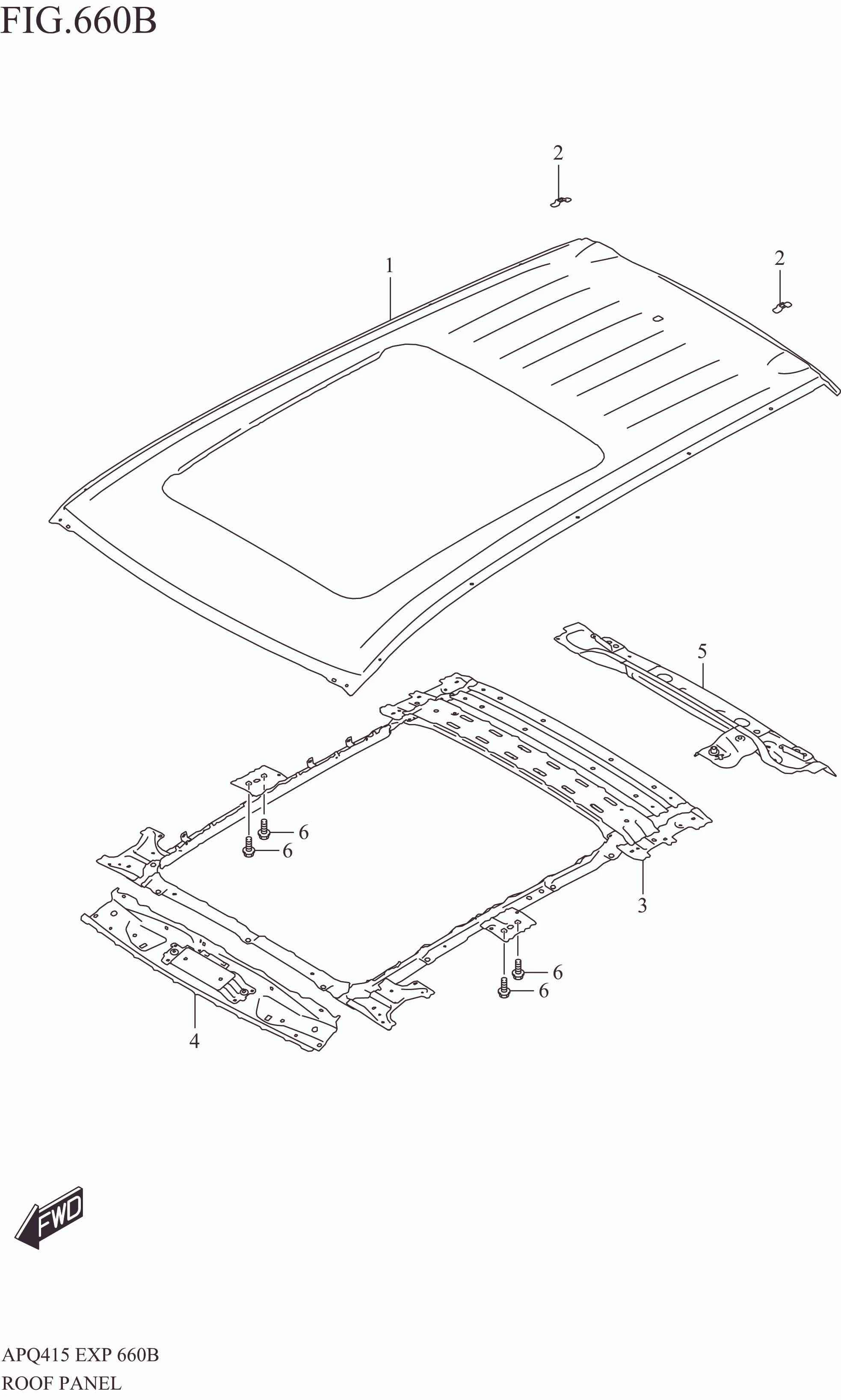 ROOF PANEL (W/SUNROOF)